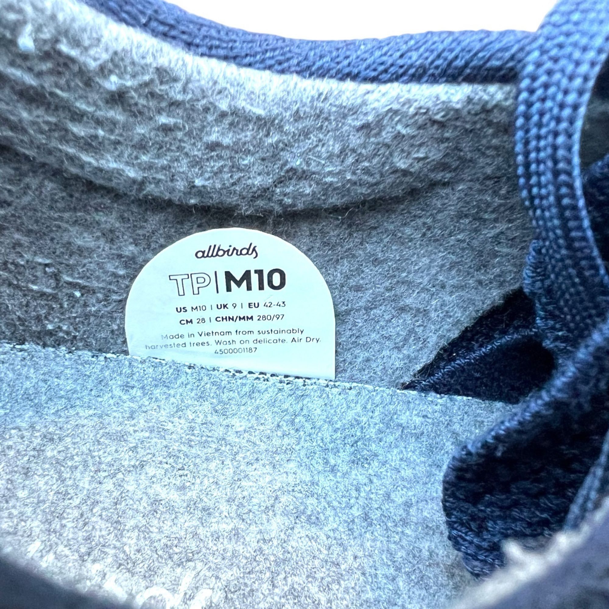 Allbirds Allbirds Tree Pipers Navy Blue Sneakers Mens Size 10 Sustain Size US 10 / EU 43 - 5 Thumbnail