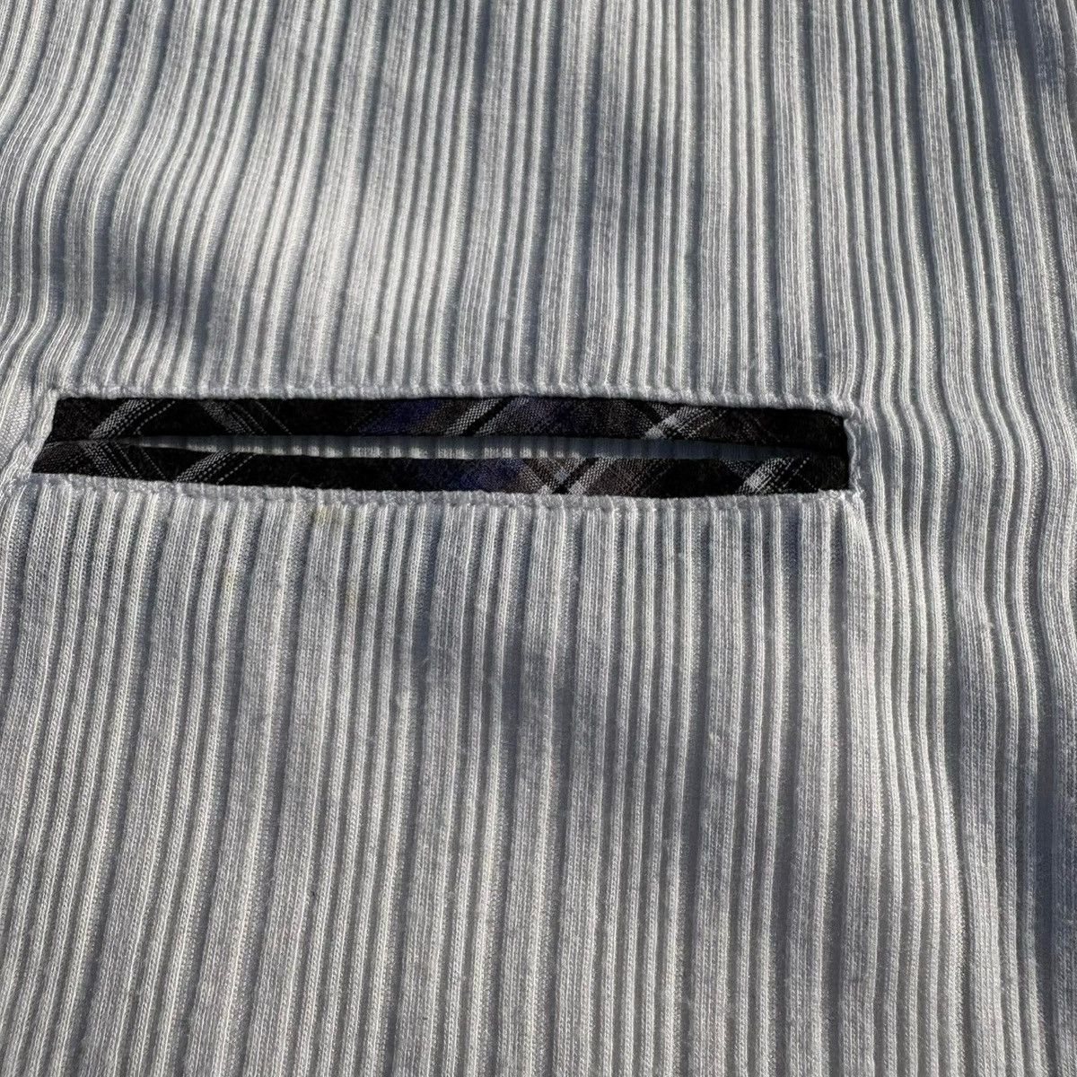 Japanese Brand ❌SOLD❌Mata Bene Ribbed Long Sleeve Layered Shirt Size US XXS / EU 40 - 15 Thumbnail
