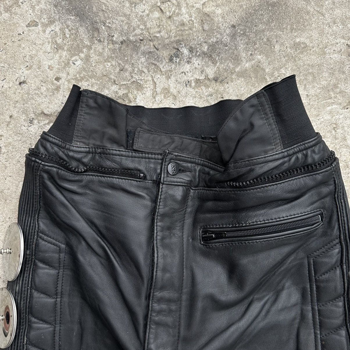Leather Vintage Moto Leather Pants Size 52 Style USA 00s Y2K Size US 36 / EU 52 - 7 Thumbnail