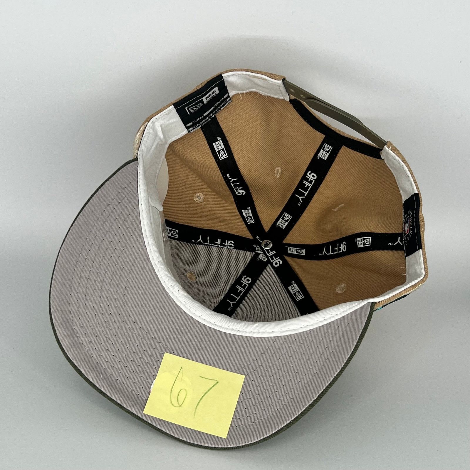 New Era Brown Green New York Yankees New Era MLB 9Fifty Snapback Hat Size ONE SIZE - 4 Thumbnail