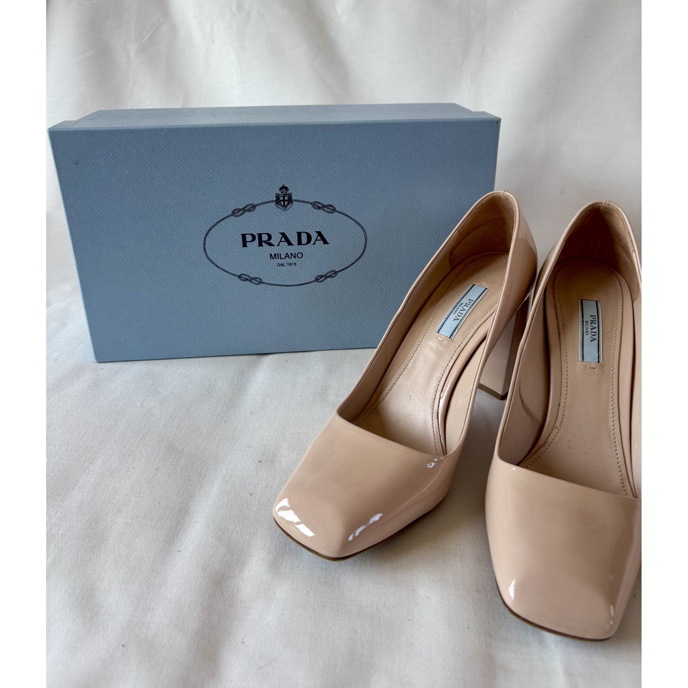 Prada Prada nude pumps Size US 8 / IT 38 - 1 Thumbnail