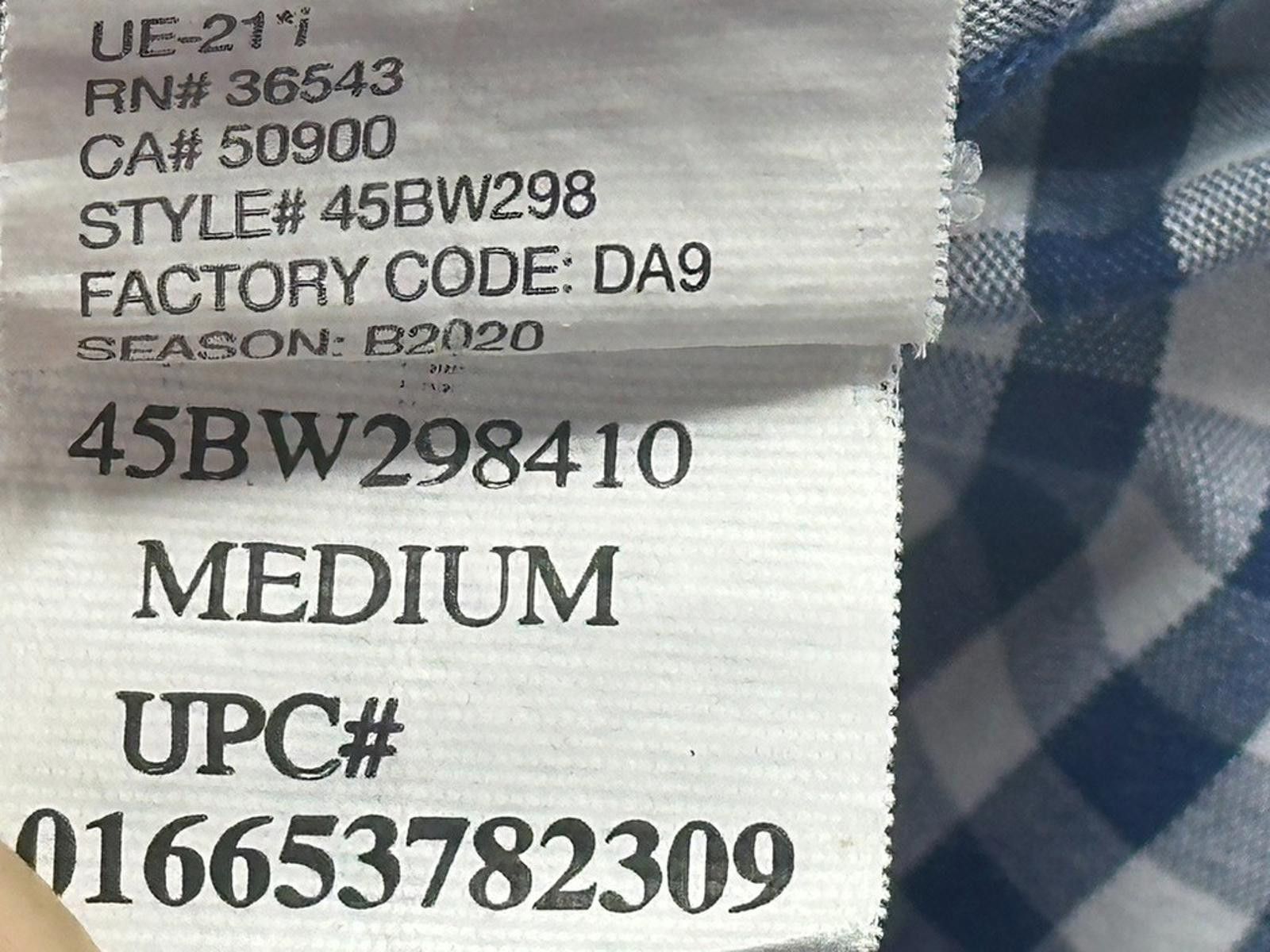 Izod Izod Checked Embroidered Button Down Shirt Blue Men's Medium Size US M / EU 48-50 / 2 - 8 Thumbnail