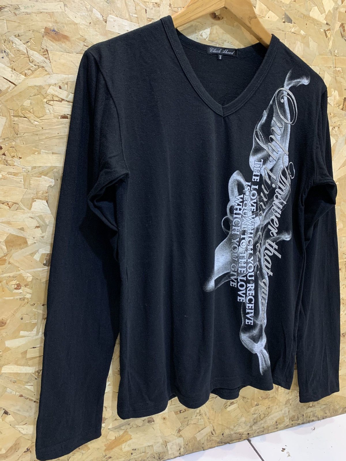 Japanese Brand Clash Ahead poem long sleeve t shirt Size US S / EU 44-46 / 1 - 2 Thumbnail