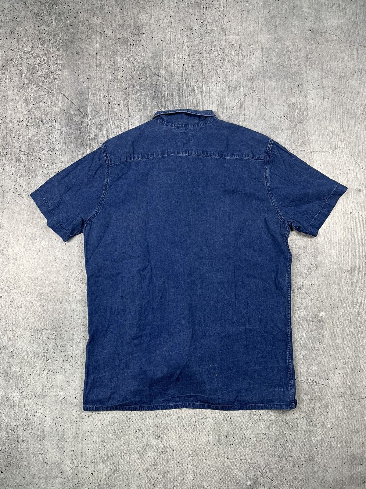 Polo Ralph Lauren × Vintage Vintage Polo Ralph Lauren Blue Denim Shirt Size US M / EU 48-50 / 2 - 4 Thumbnail