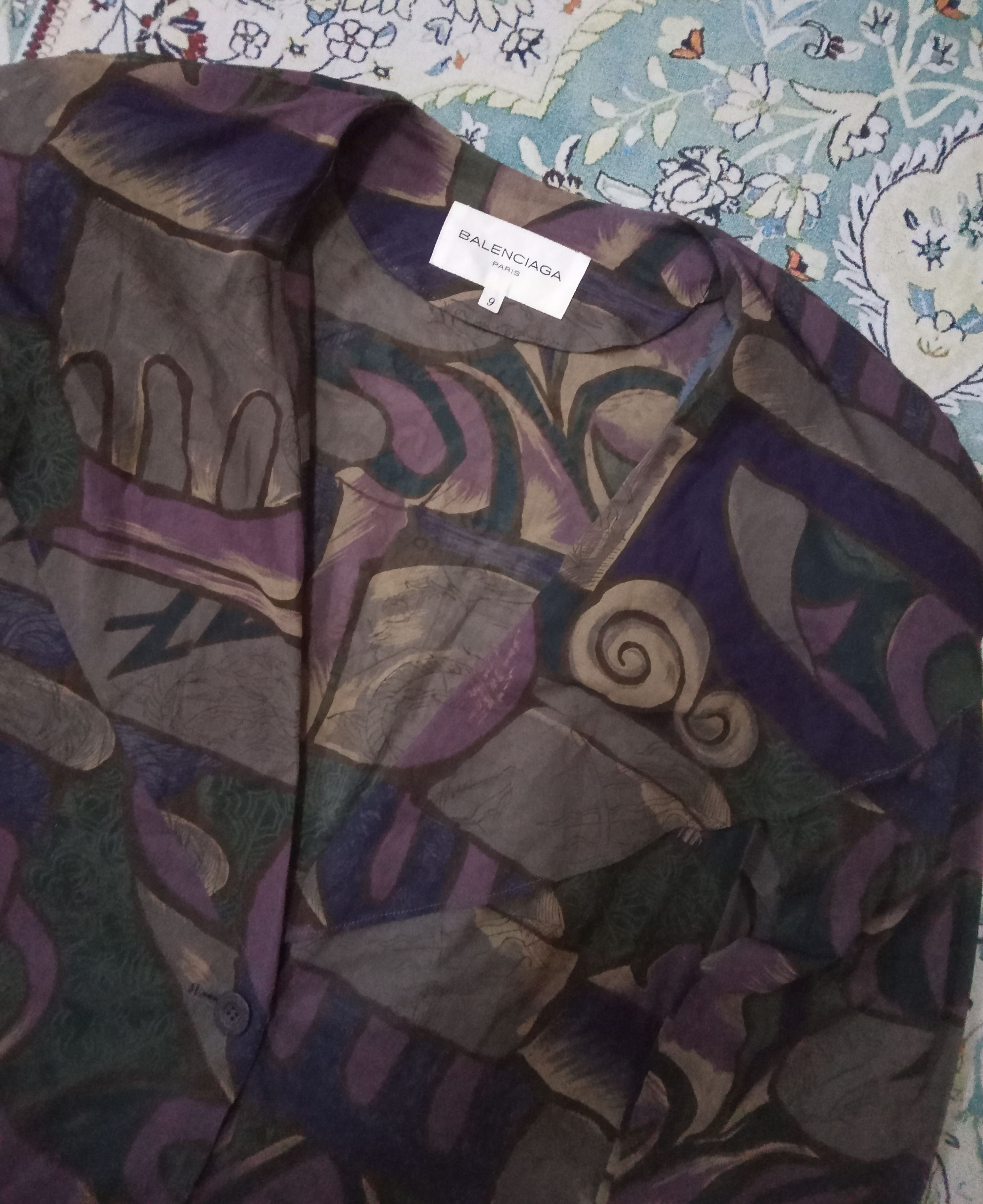 Balenciaga Balenciaga Rare Design Blouse / Top Size L / US 10 / IT 46 - 4 Thumbnail