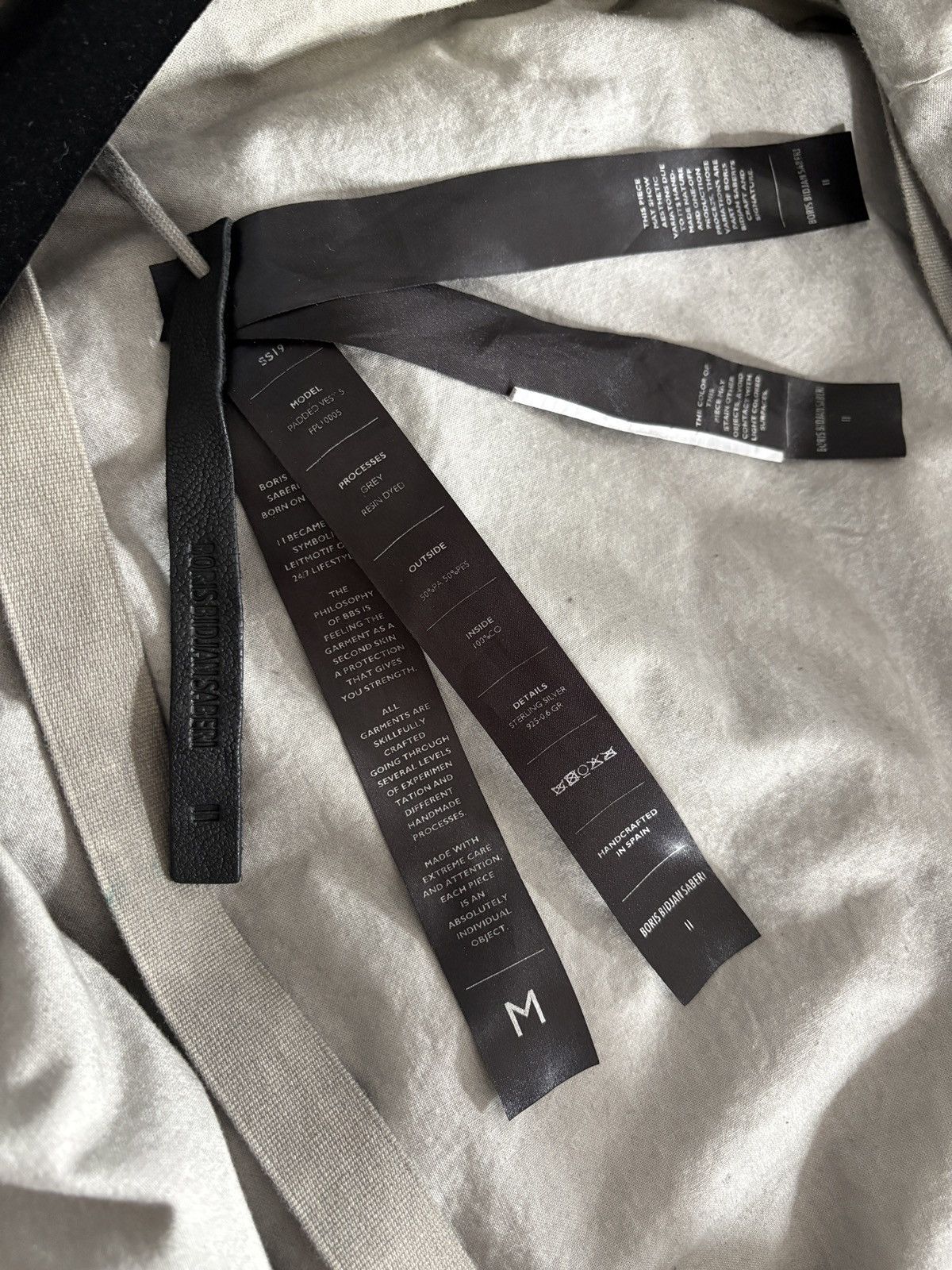 Boris Bidjan Saberi Padded Vest 5 Size US M / EU 48-50 / 2 - 3 Thumbnail