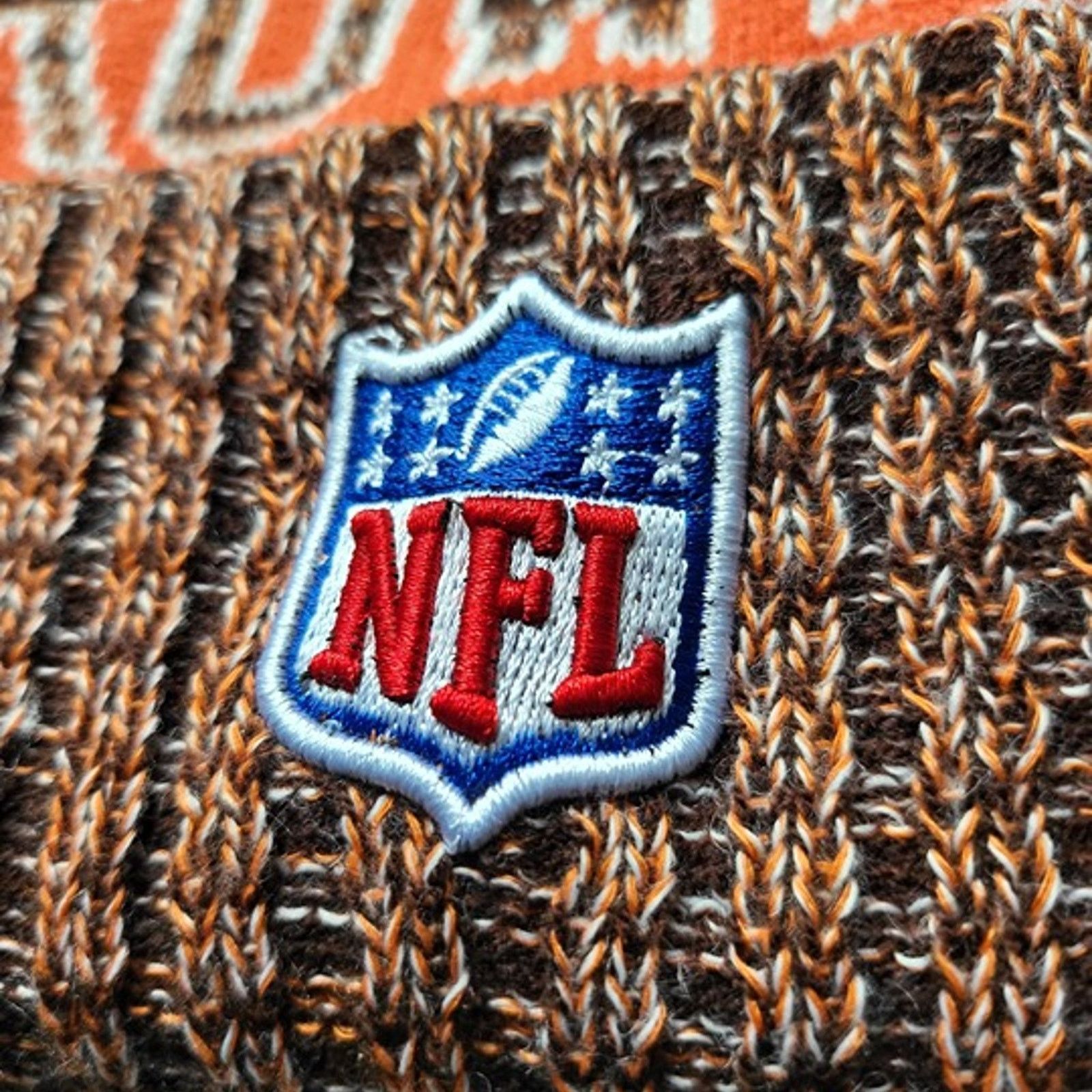 Other NWT Cleveland Browns Sports Knit Pom Beanie Fleece Lining Size ONE SIZE - 5 Thumbnail