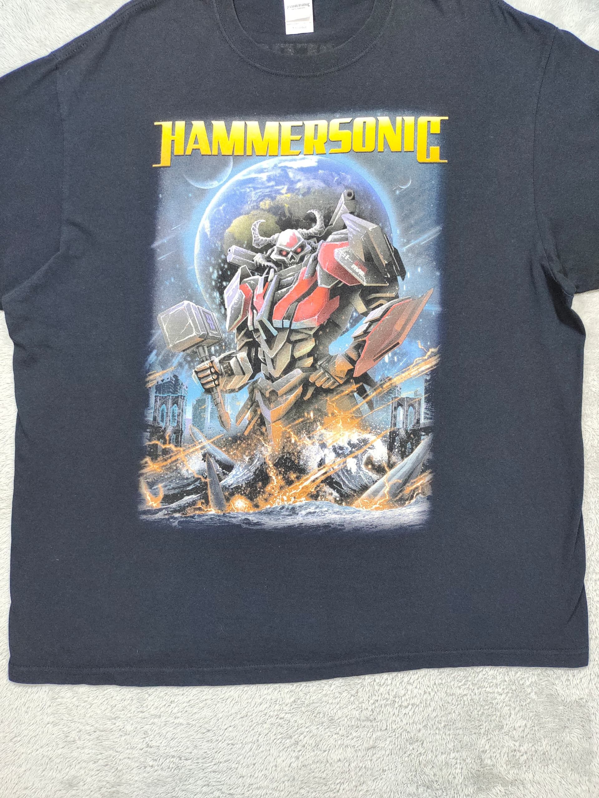 Band Tees HAMMERSONIC MEGADETH METAL BLACK T SHIRT Size US XXL / EU 58 / 5 - 8 Thumbnail