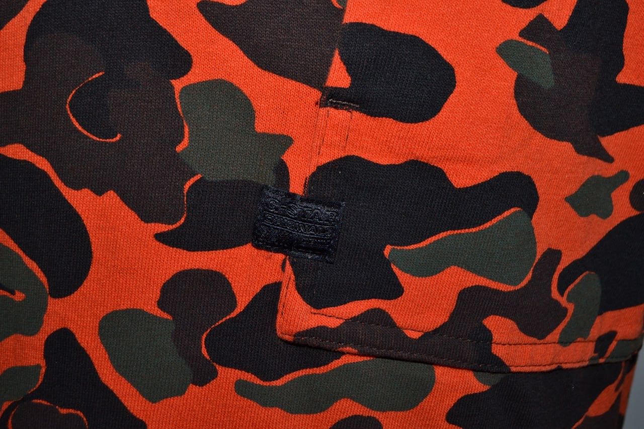 G-Star G-star Raw stalt camo t-shirt pocket orange Size XL Size US XL / EU 56 / 4 - 4 Thumbnail