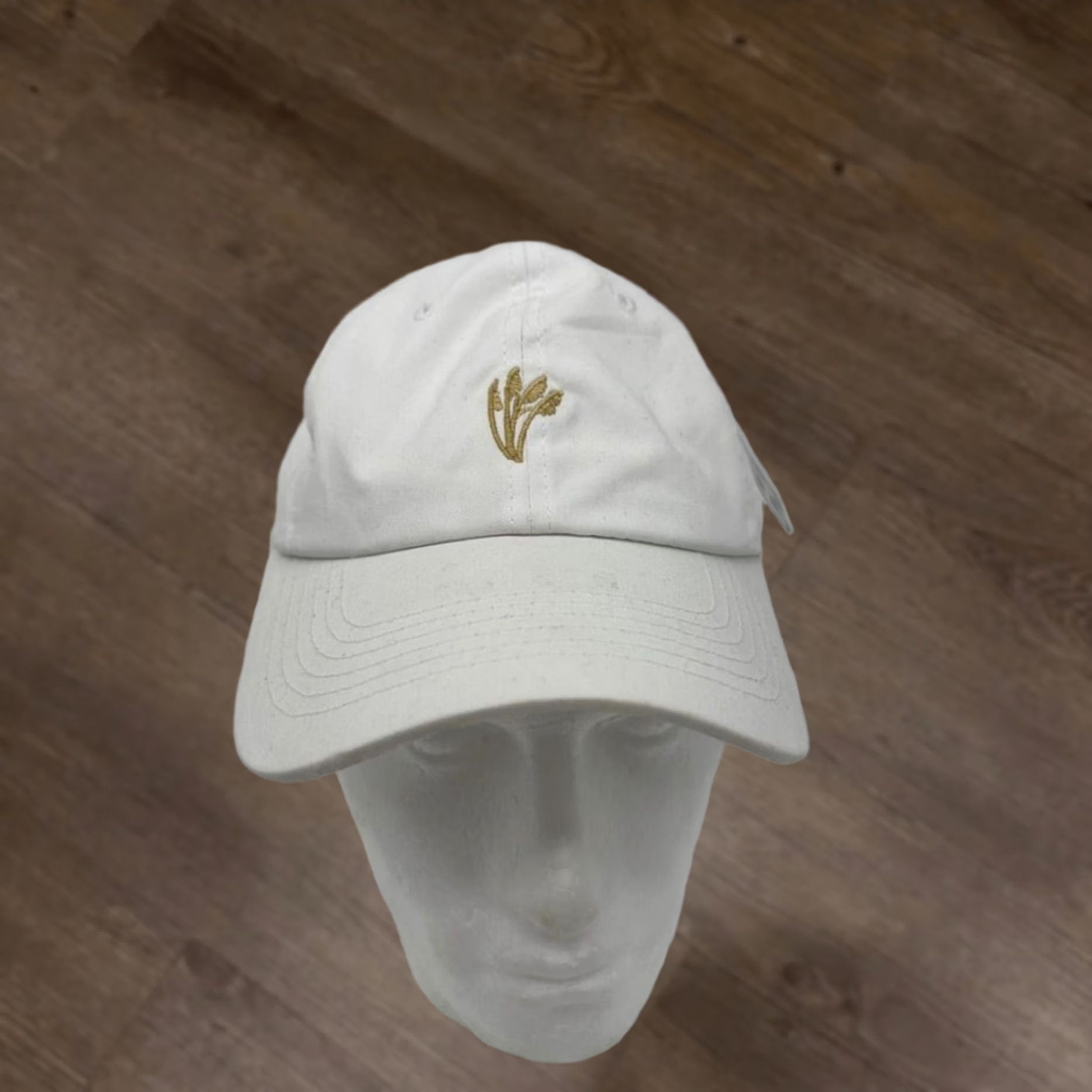 Vintage EK USA Hat Adult OSFA White Baseball Cap Mens 100% Cotton Strapback NEW Size ONE SIZE - 1 Thumbnail