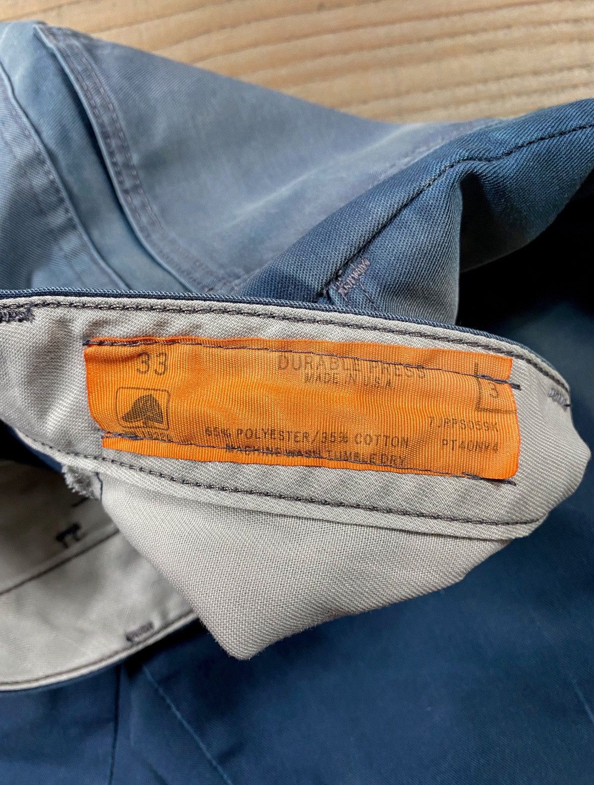 Vintage Sunfaded Indigo Work Pants – Surreal Patina, Size 30 Size US 31 - 6 Thumbnail