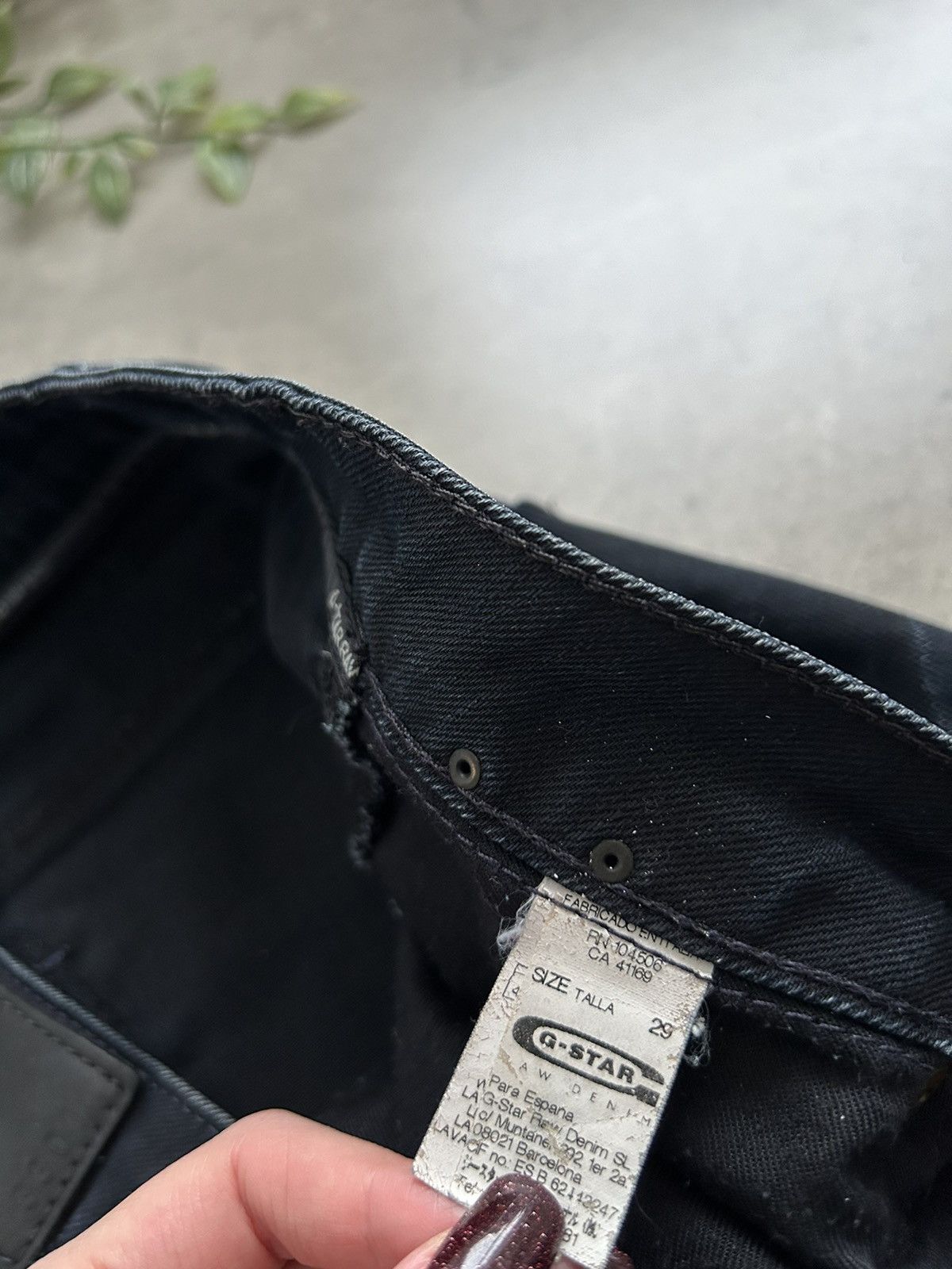 G-Star Vintage Cargo GStar waxed skirt denim Size 29" - 11 Thumbnail