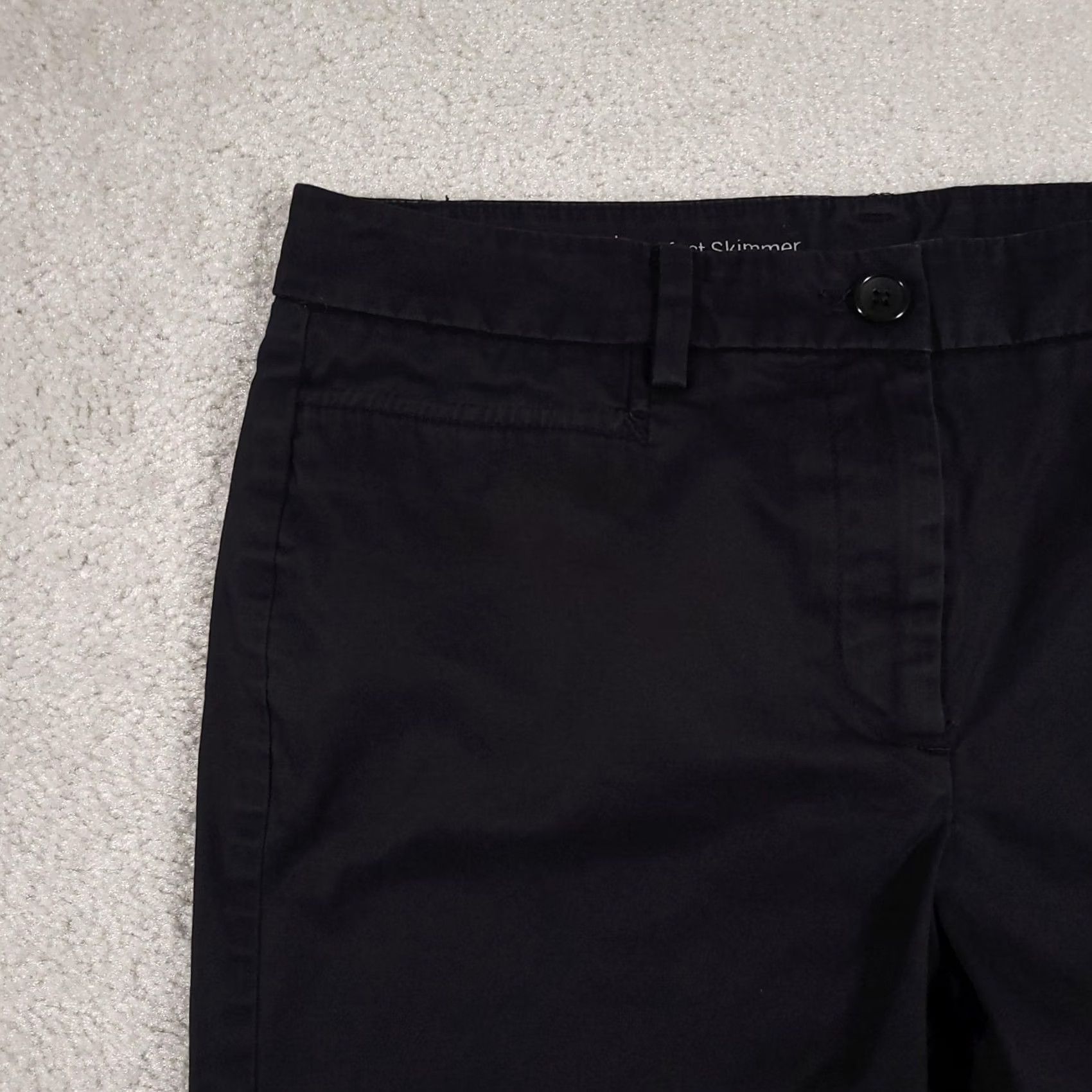 Talbots Talbots Pants Womens 6 Blue Perfect Skimmer Cropped Stretch Cotton Blend Casual Size 28" / US 6 / IT 42 - 4 Thumbnail
