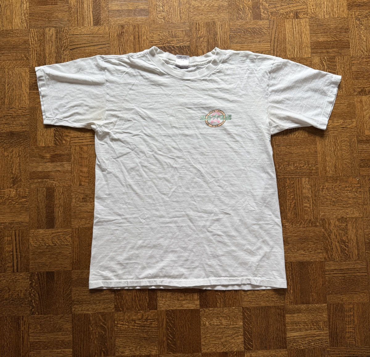 Vintage Vintage 90s Kastle Ski Gear Distressed Graphic Tee Size US XL / EU 56 / 4 - 2 Thumbnail