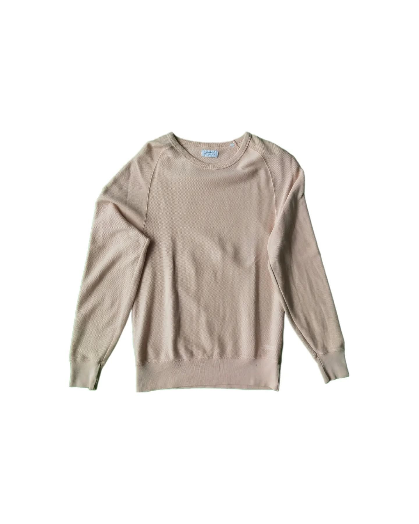 Saturdays NYC Saturdays New York City NYC Khaki Basic Crewneck Size US M / EU 48-50 / 2 - 1 Thumbnail