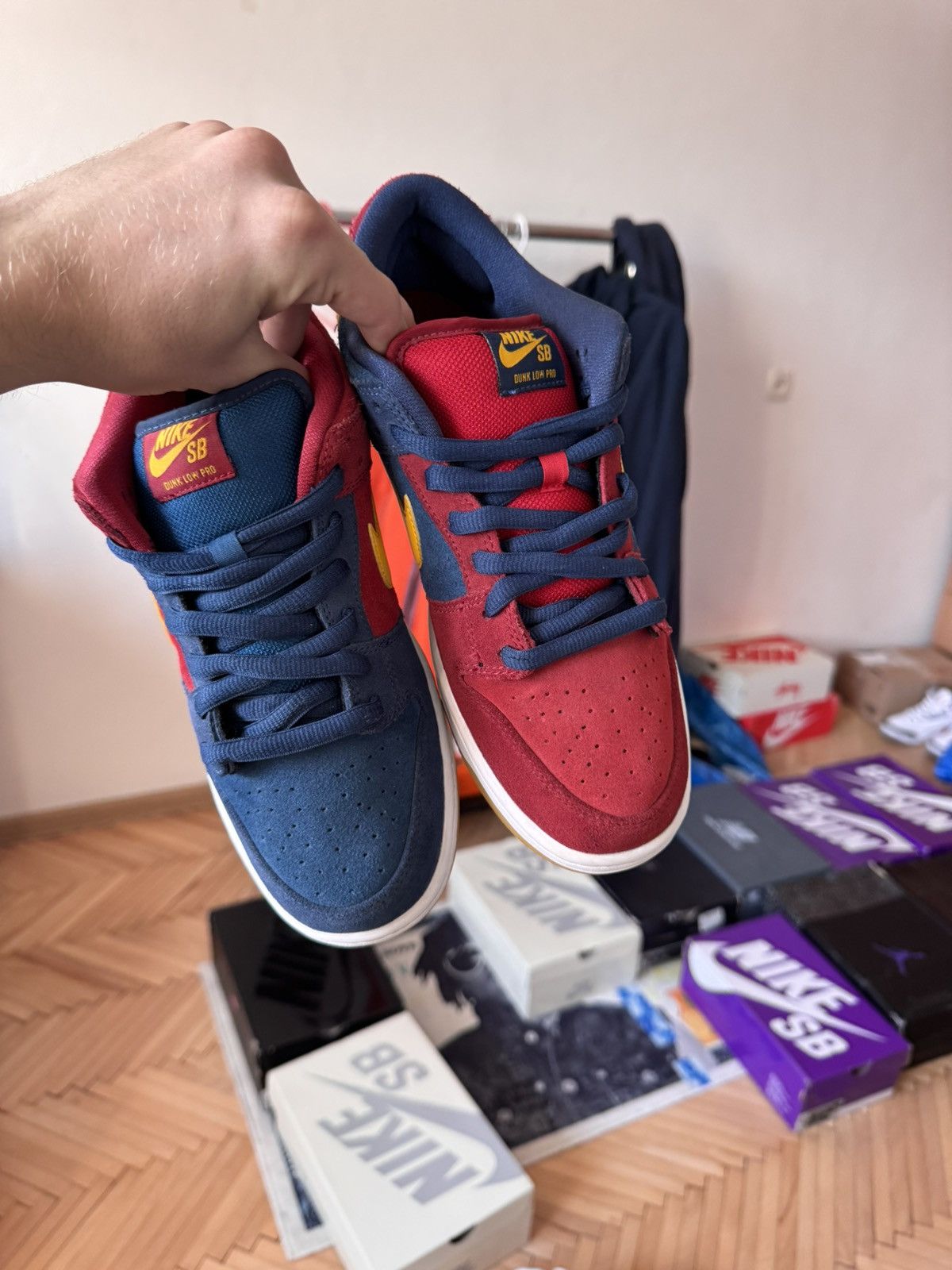 Nike Nike SB Dunk Low “Barcelona/Catalonia” Size US 9 / EU 42 - 3 Thumbnail