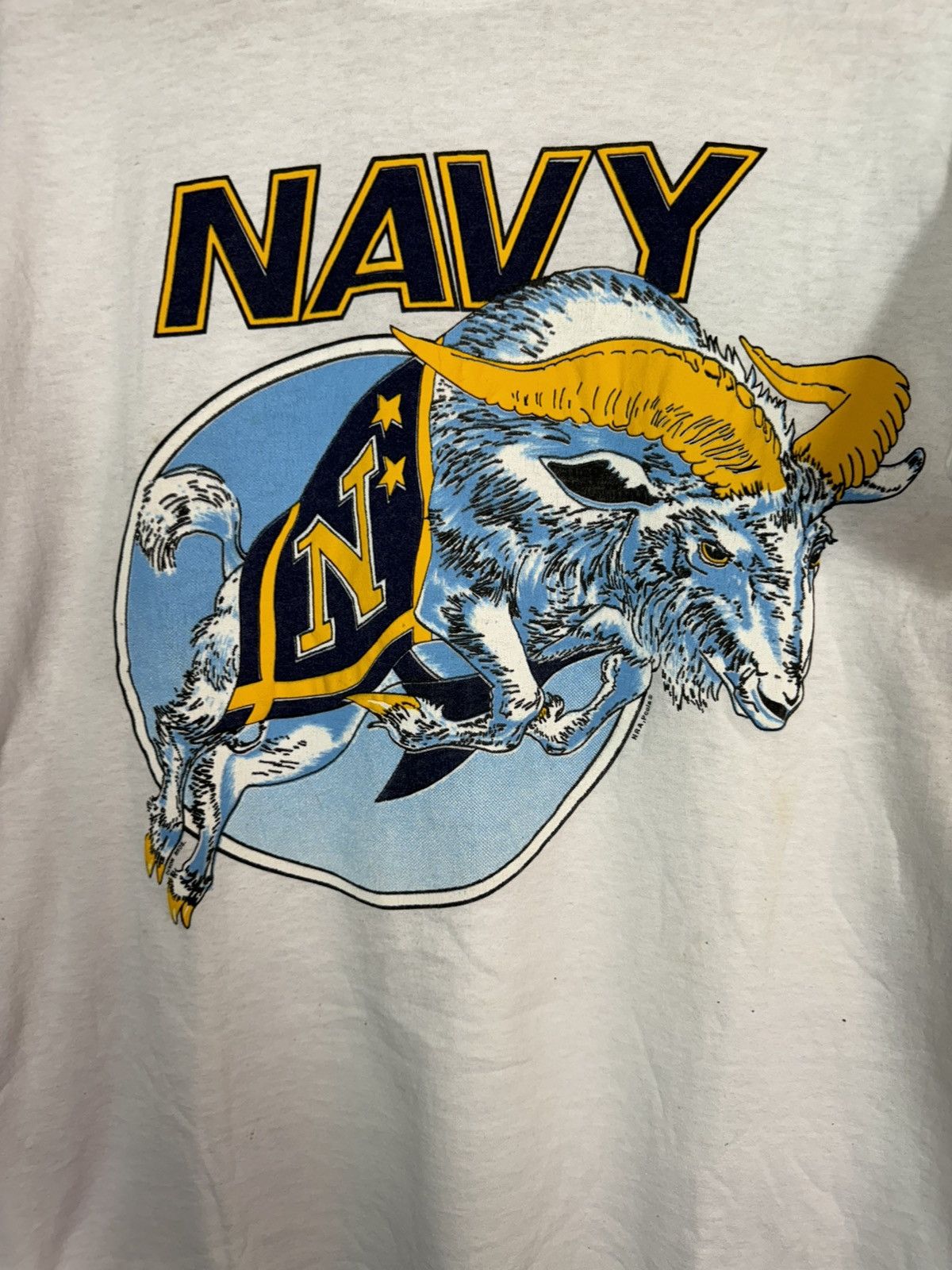 Vintage Vintage 1980s Navy Midshipmen shirt Size US L / EU 52-54 / 3 - 2 Thumbnail