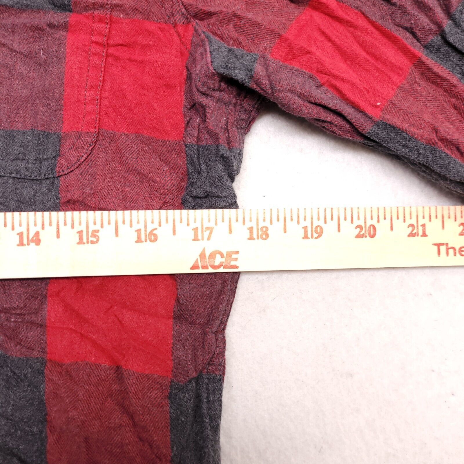 Sonoma Sonoma Buffalo Check Flannel Shirt Mens Size Small Red Black Size US S / EU 44-46 / 1 - 9 Thumbnail