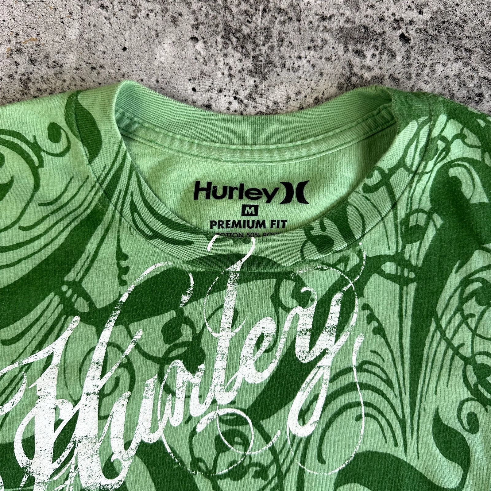 Hurley Y2K Hurley Shirt Big Print Size Medium Surfer Skater Shirt Size US M / EU 48-50 / 2 - 2 Thumbnail