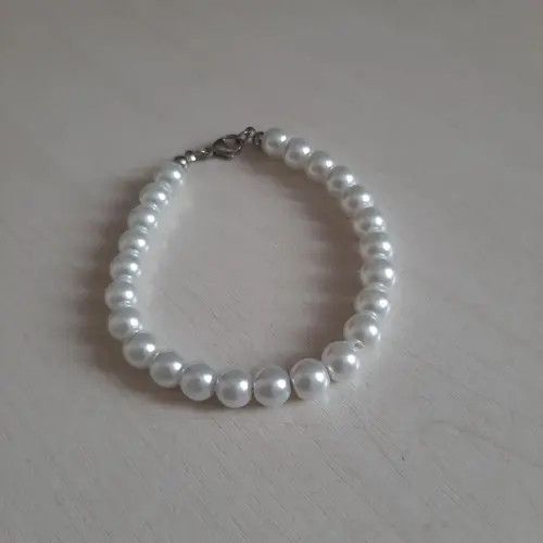 Other 8mm Pearl Bead Bracelet Size ONE SIZE - 4 Thumbnail
