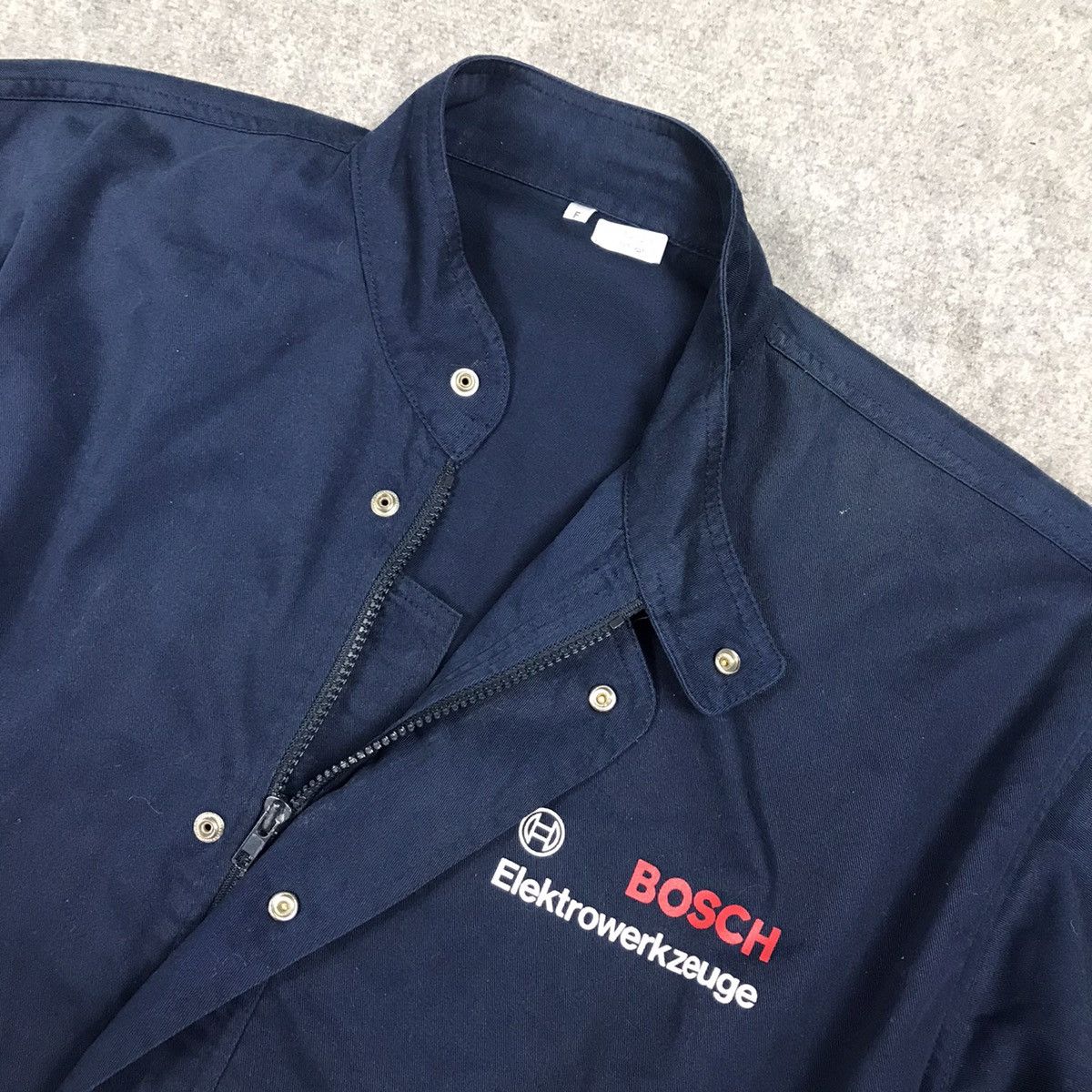 Japanese Brand BOSCH JAPAN DESIGN WORK JACKET COTTON ZIPPER JACKET Size US L / EU 52-54 / 3 - 10 Thumbnail