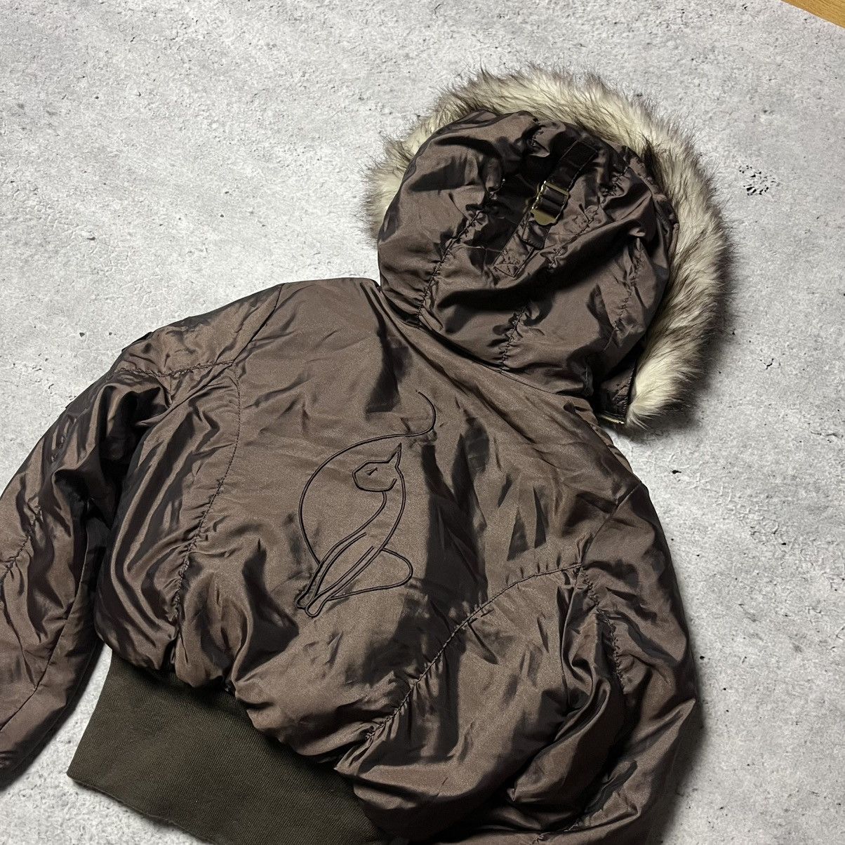 Other Vintage avant garde baby phat fur bomber jacket S y2k 00s Size S / US 4 / IT 40 - 8 Thumbnail
