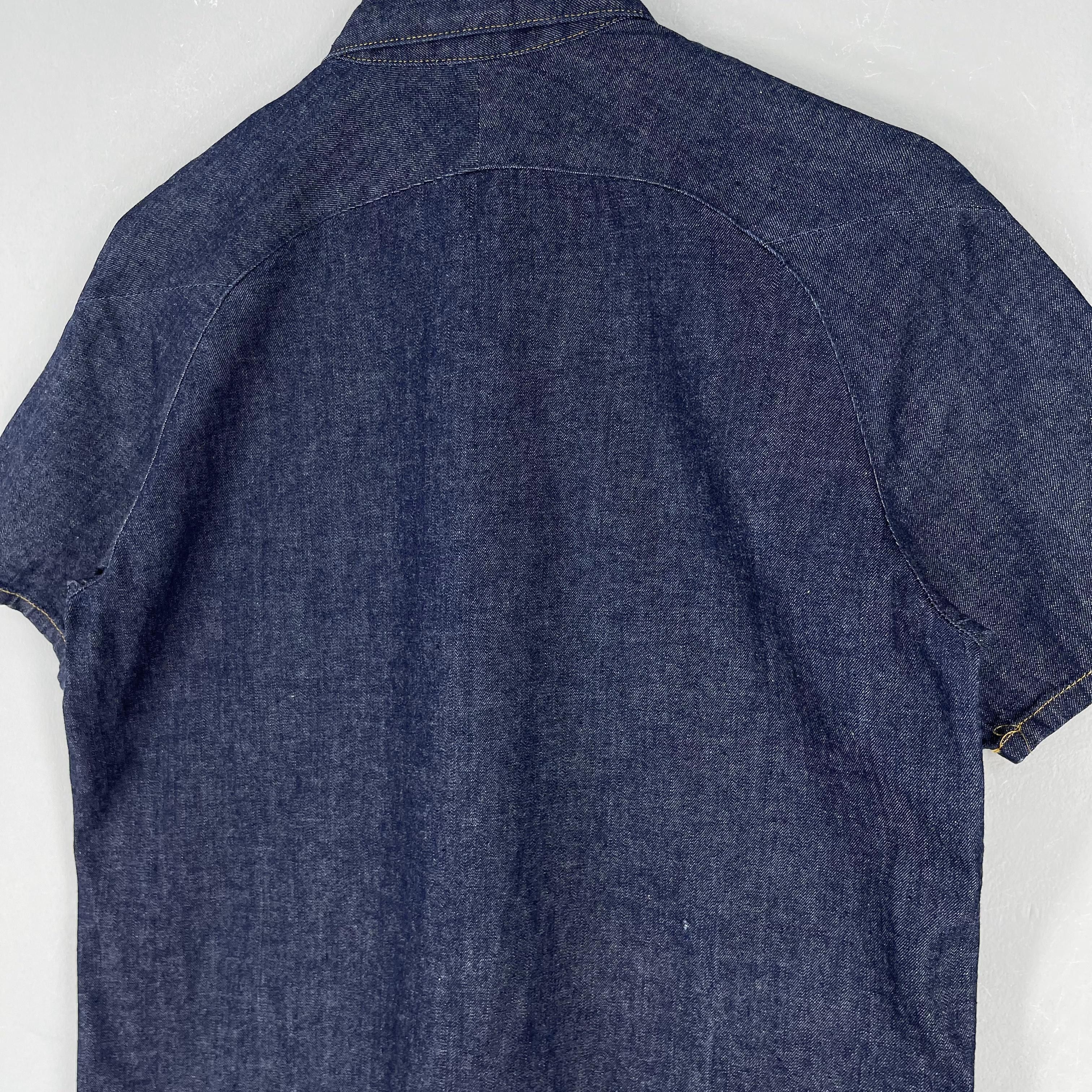 PPFM Vintage PPFM Japanese Denim Button Snap Shirt Size US M / EU 48-50 / 2 - 12 Thumbnail