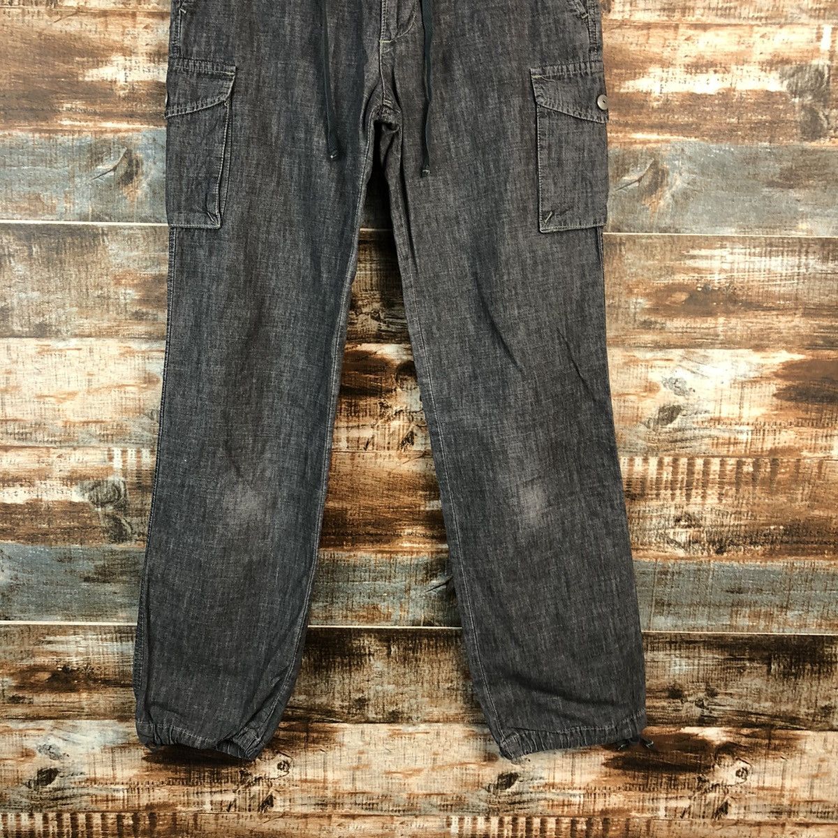 Japanese Brand Et Boite Grey Cargo utility Multipocket Pants #A2438 Size 27" / US 4 / IT 40 - 3 Thumbnail