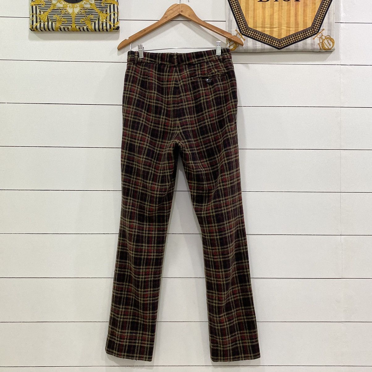 Designer × Japanese Brand × agnes b. Agnes B Plaid Check Wool Pants Size US 29 - 8 Thumbnail