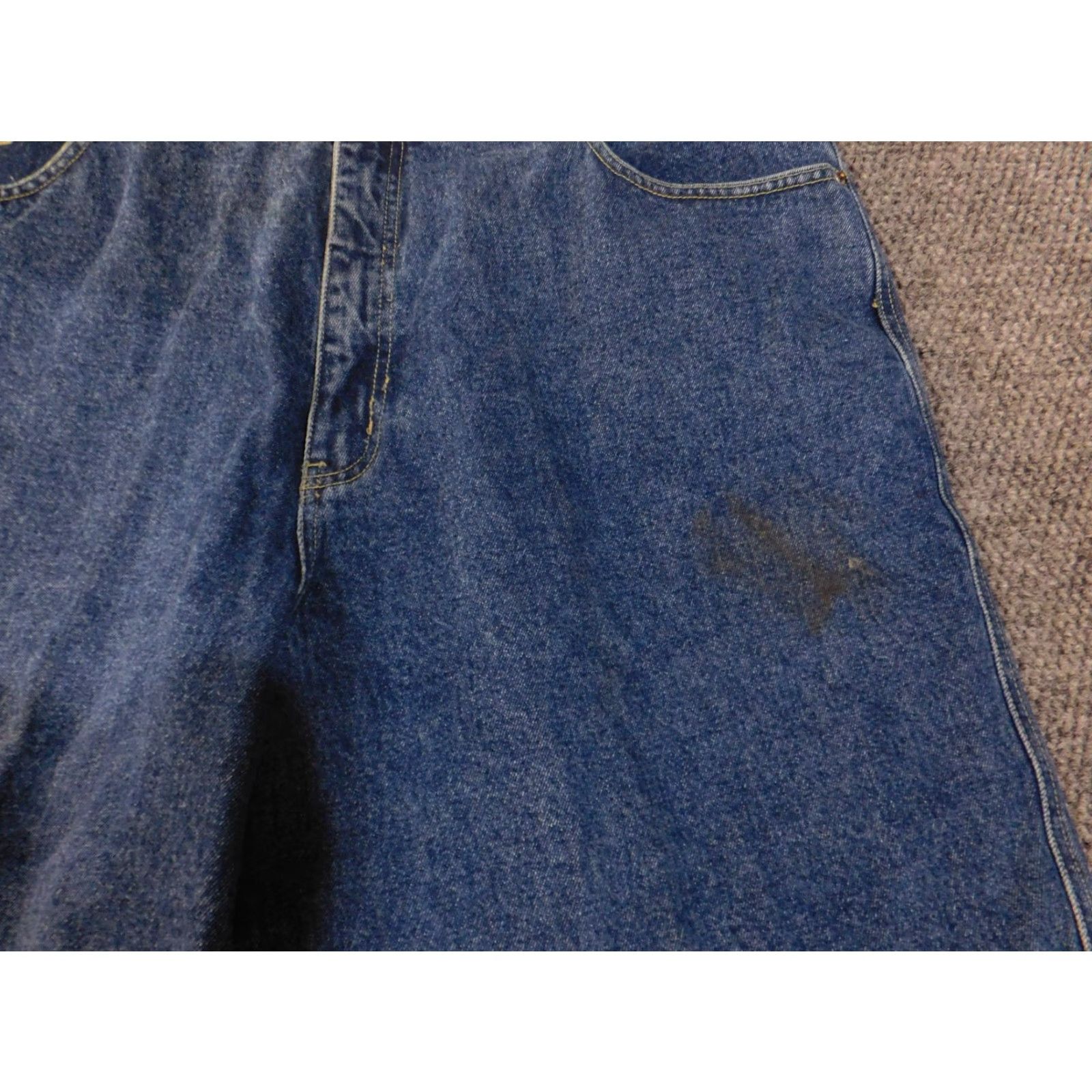 Rocawear Rocawear Shorts Mens 42 Blue Denim Baggy Hip Hop Jean Carpenter Embroidered Logo Size US 42 / EU 58 - 4 Thumbnail