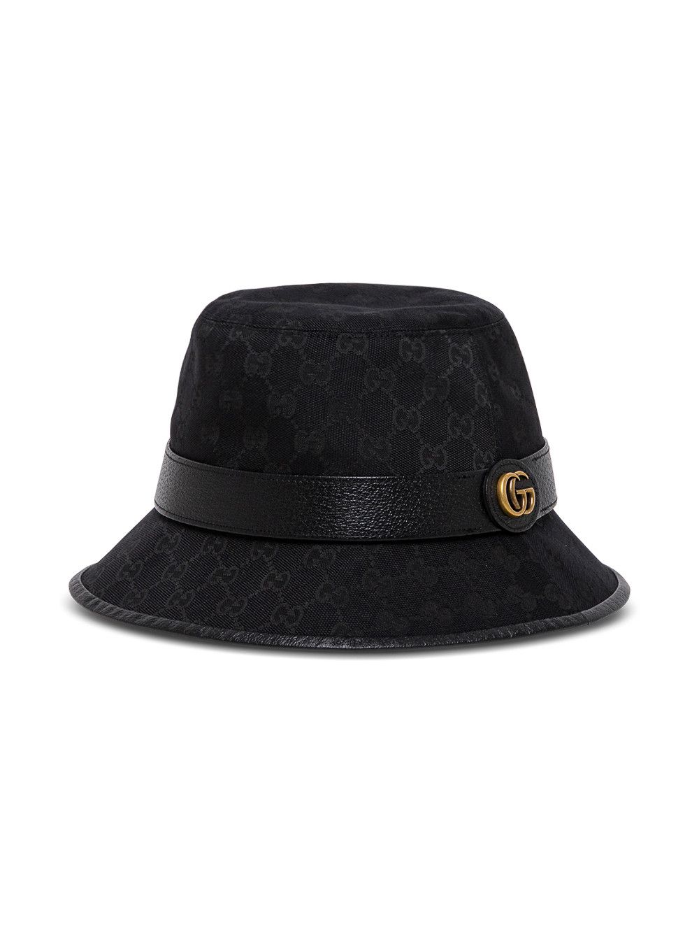 Gucci Gucci Man's GG Fabric Black Cloche Hat Size ONE SIZE - 1 Thumbnail