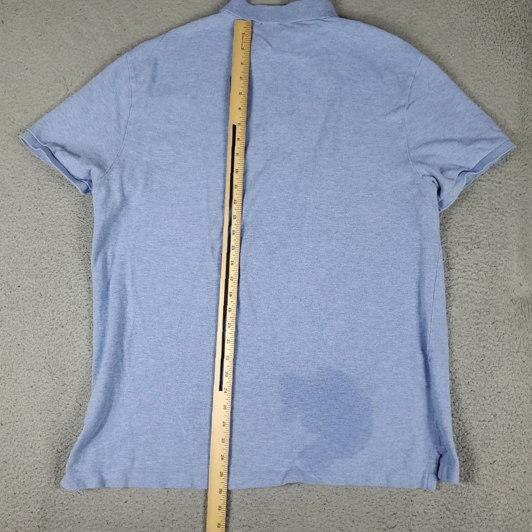 Ralph Lauren Ralph Lauren Polo Shirt Mens 2XL Blue Slim Fit Pony Short Sleeve Shirt Mens Blue Polo 2XL Classic American Preppy Sports Mens Size US XXL / EU 58 / 5 - 4 Thumbnail