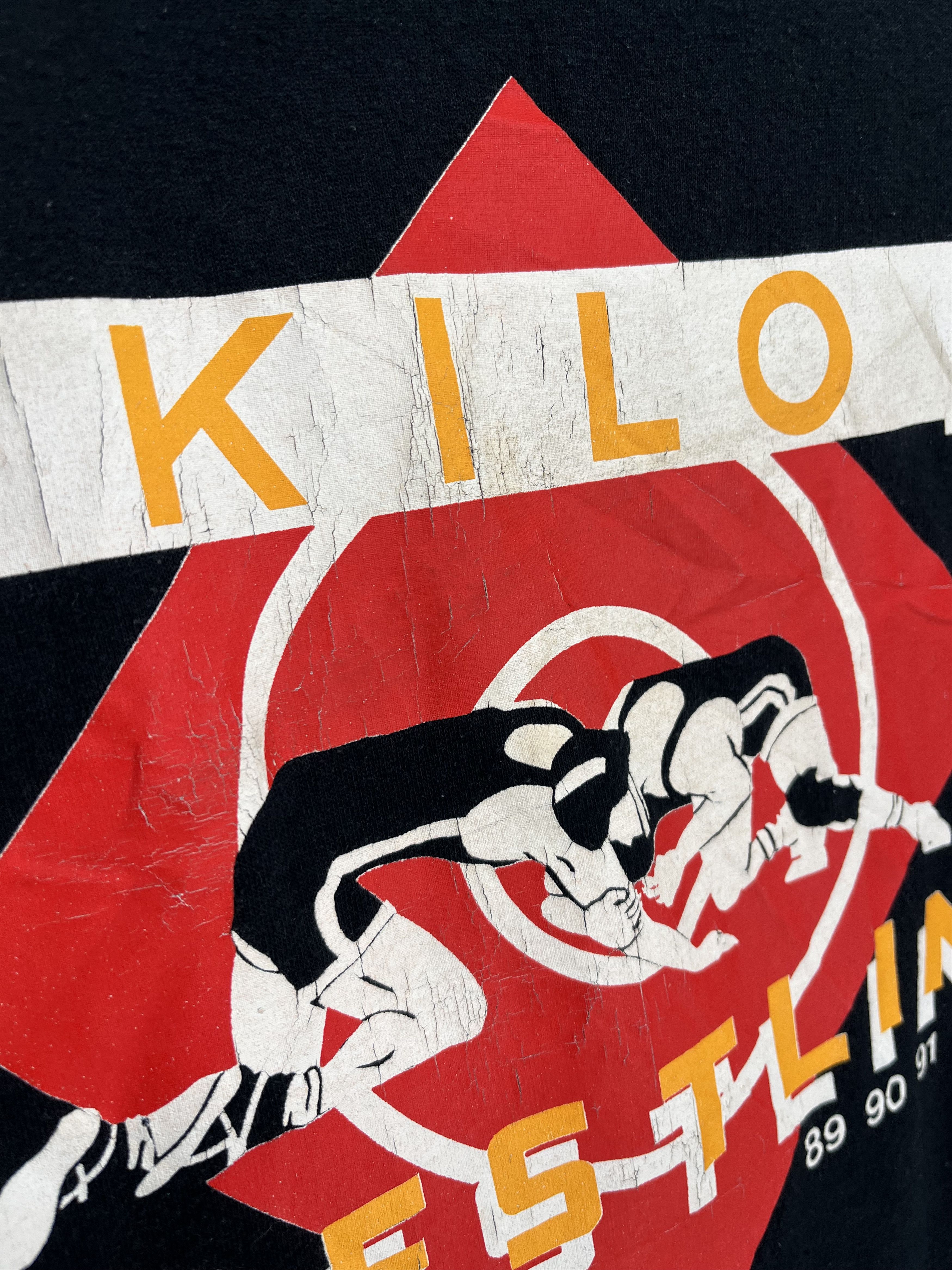 Vintage Vintage 90s Kilo School District Wrestling T-Shirt Size US L / EU 52-54 / 3 - 7 Thumbnail