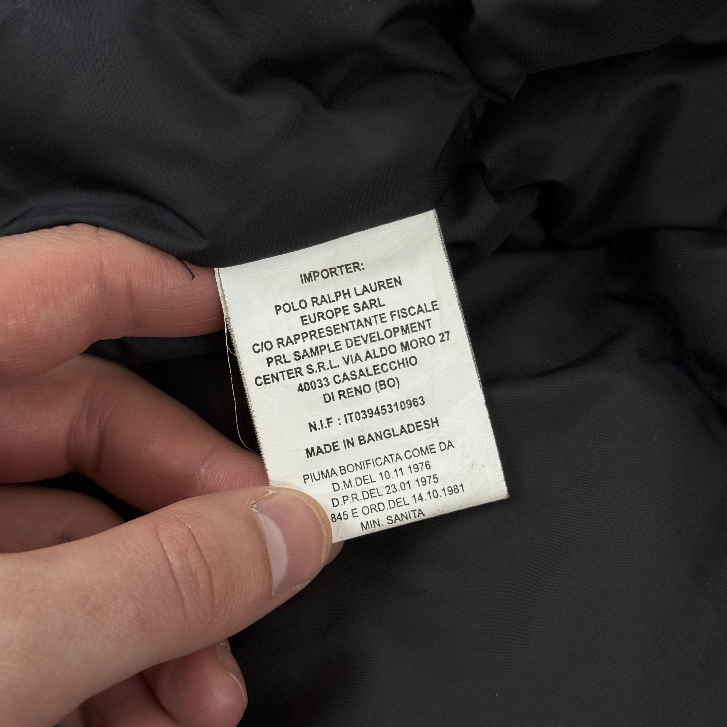 Polo Ralph Lauren Vintage Polo Ralph Lauren 90s Black Bomber Puffer Jacket L Size US L / EU 52-54 / 3 - 11 Thumbnail