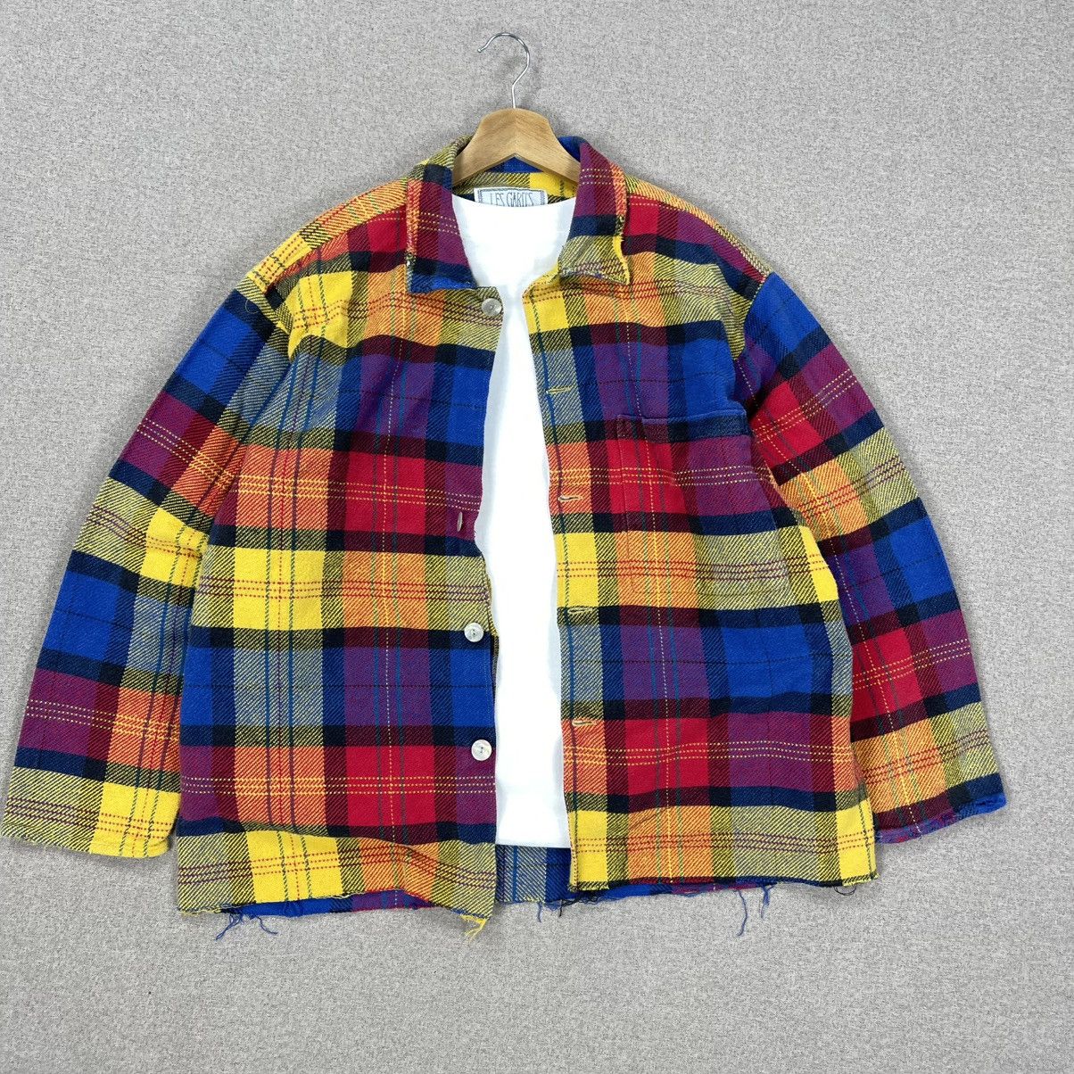 Flannel VINTAGE CROPPED FLANNEL SHIRT DISTRESSED BOXY Size US S / EU 44-46 / 1 - 2 Thumbnail