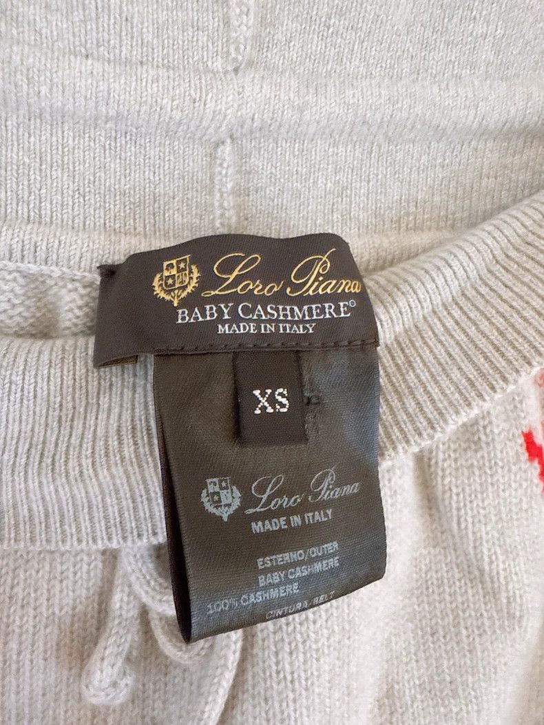 Loro Piana LORO PIANA sizeXS Gray baby cashmere shorts Size 28" / US 6 / IT 42 - 8 Thumbnail