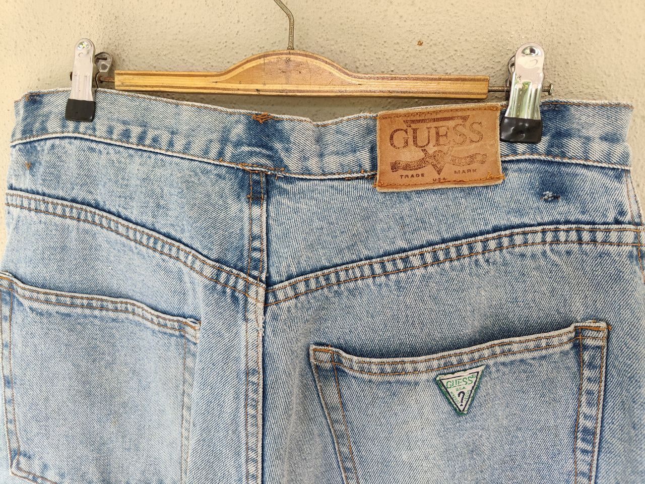 Guess Vintage Guess Baggy denim Made in USA Size US 33 - 6 Thumbnail
