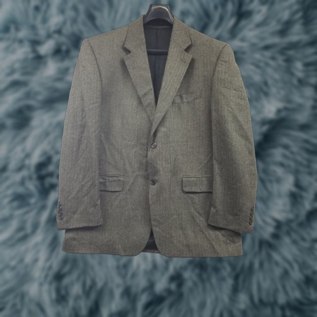 Ralph Lauren LAUREN RALPH LAUREN Sportcoat Blazer 44R Wool Beige Two-Button 2 Button Single-Breasted Regular Mens Wool Tweed Blazer Jacket Beige SPORTCOAT Size 44R - 1 Thumbnail