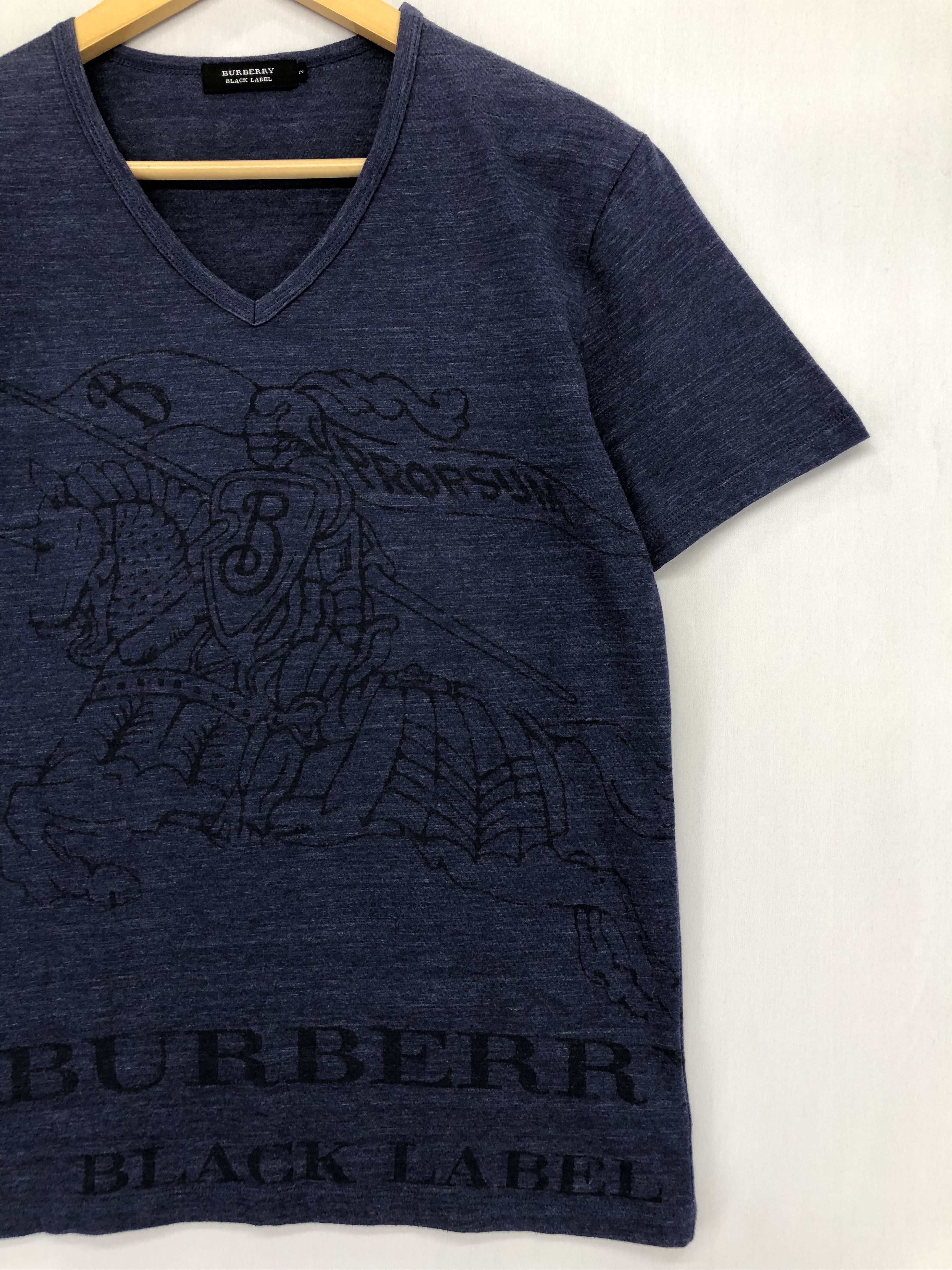 Burberry Burberry Black Label V-neck Tee Size US S / EU 44-46 / 1 - 4 Thumbnail