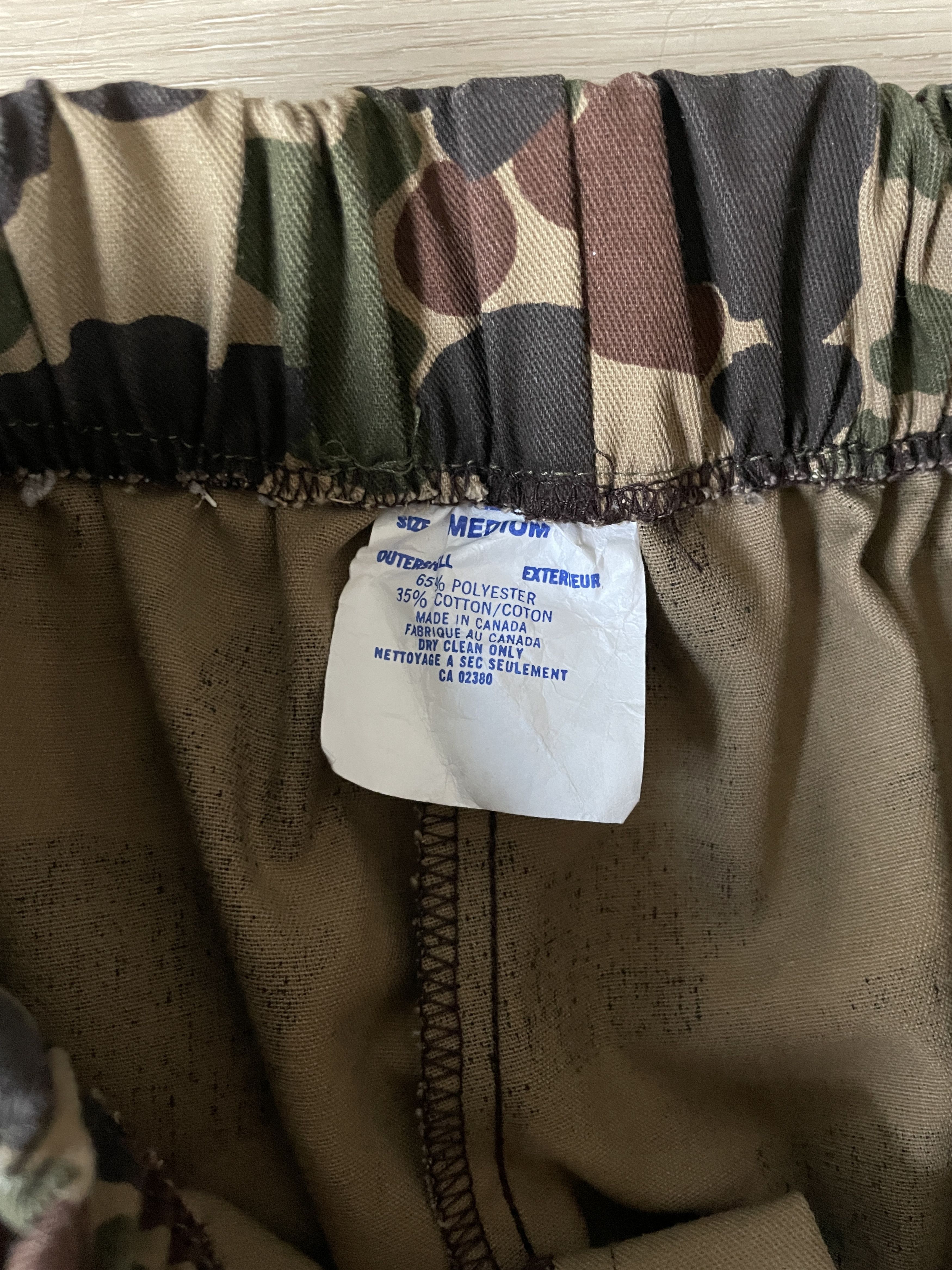 Vintage 90s Duck Camo Shell Pants Size US 30 / EU 46 - 3 Thumbnail