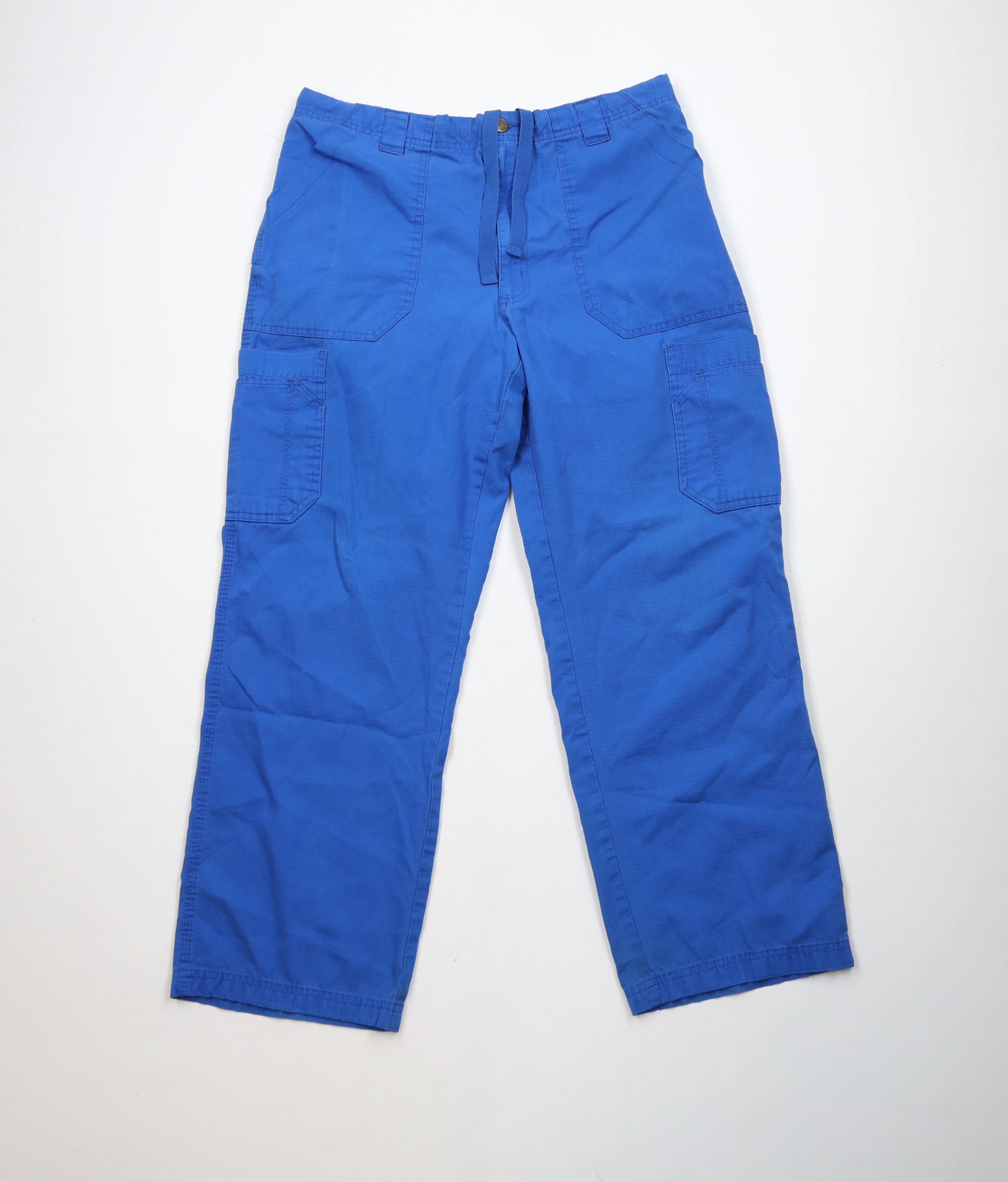 Carhartt Vintage Carhartt Spell Wide Leg Ripstop Scrubs Pants Blue Size US 36 / EU 52 - 1 Thumbnail