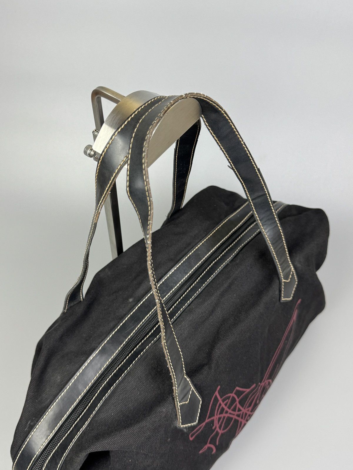 Vivienne Westwood Vivienne Westwood - Rare Black Canvas Yasmin - Shoulder Bag Size ONE SIZE - 7 Thumbnail
