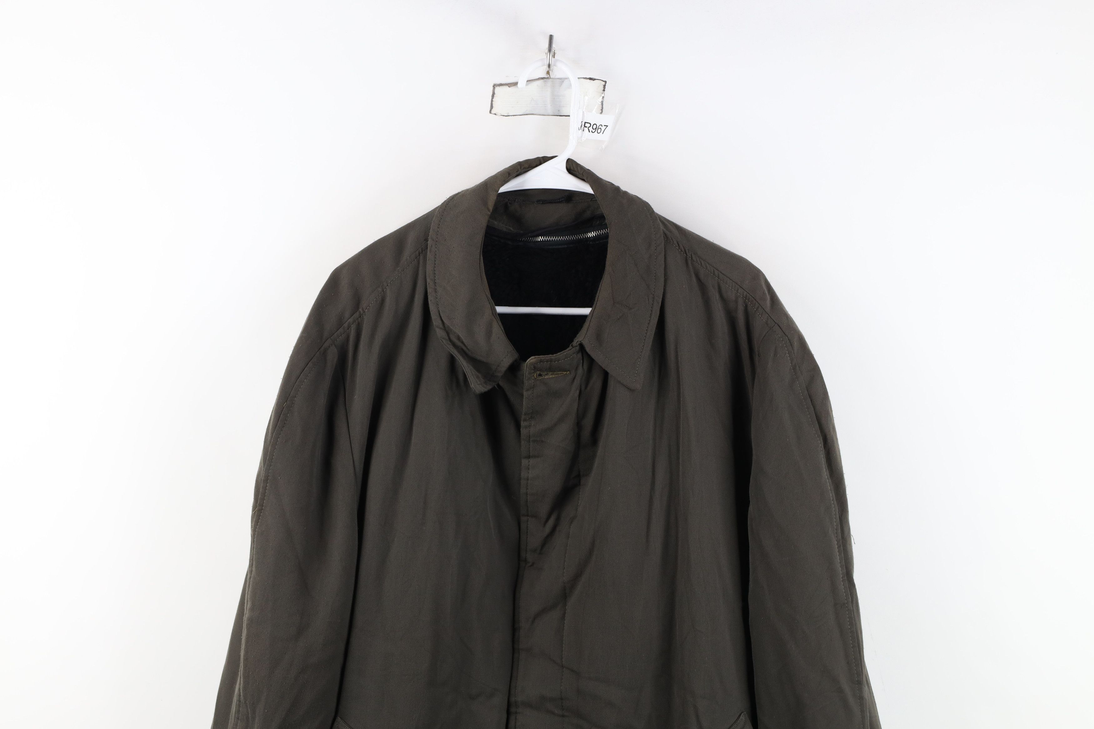 Vintage Vintage 50s 60s Streetwear Gabardine Trench Coat Rain Jacket Size US XXL / EU 58 / 5 - 2 Thumbnail