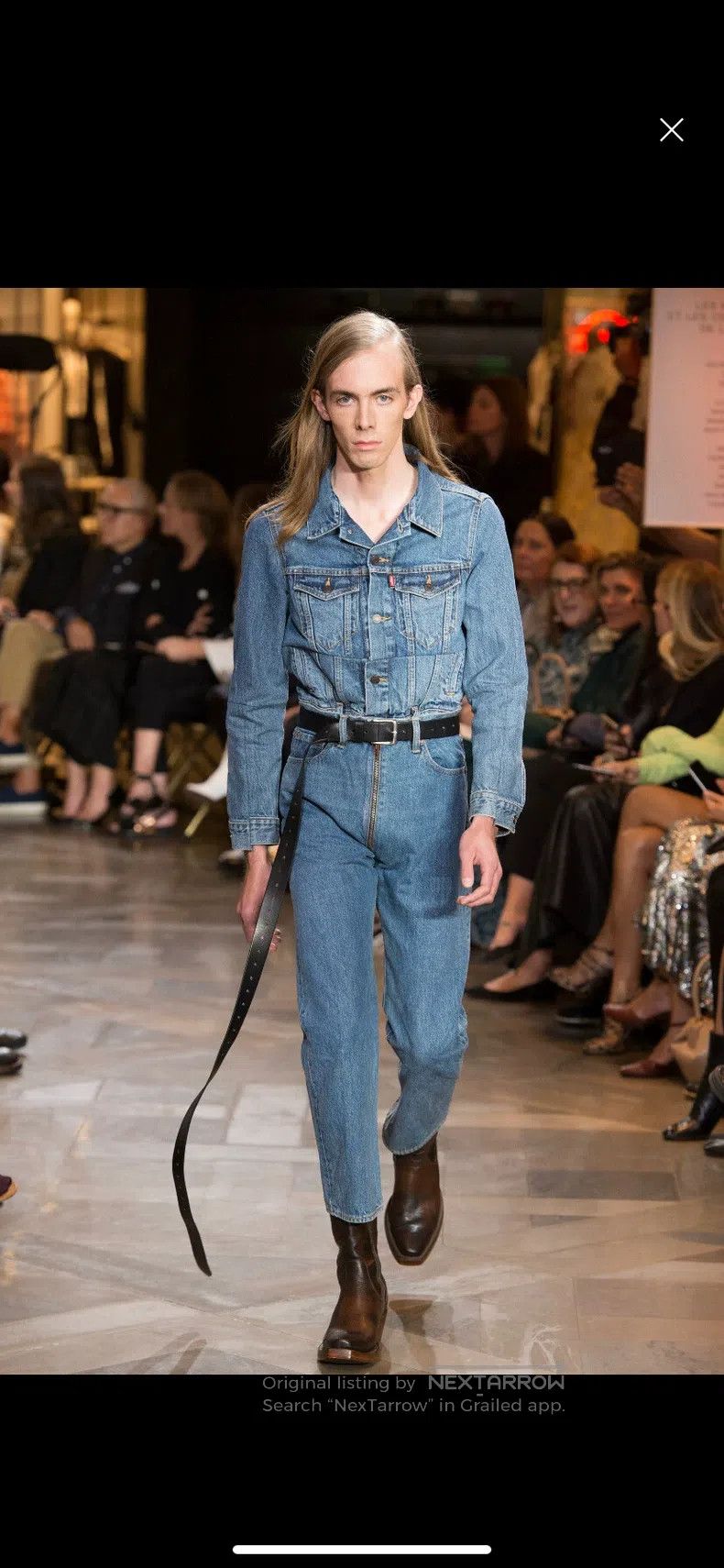 Vetements size M Distressed jeans