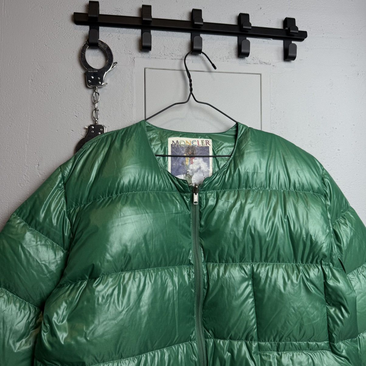Moncler Moncler Green Glossy Puffer Jacket Grenoble Size L / US 10 / IT 46 - 2 Thumbnail
