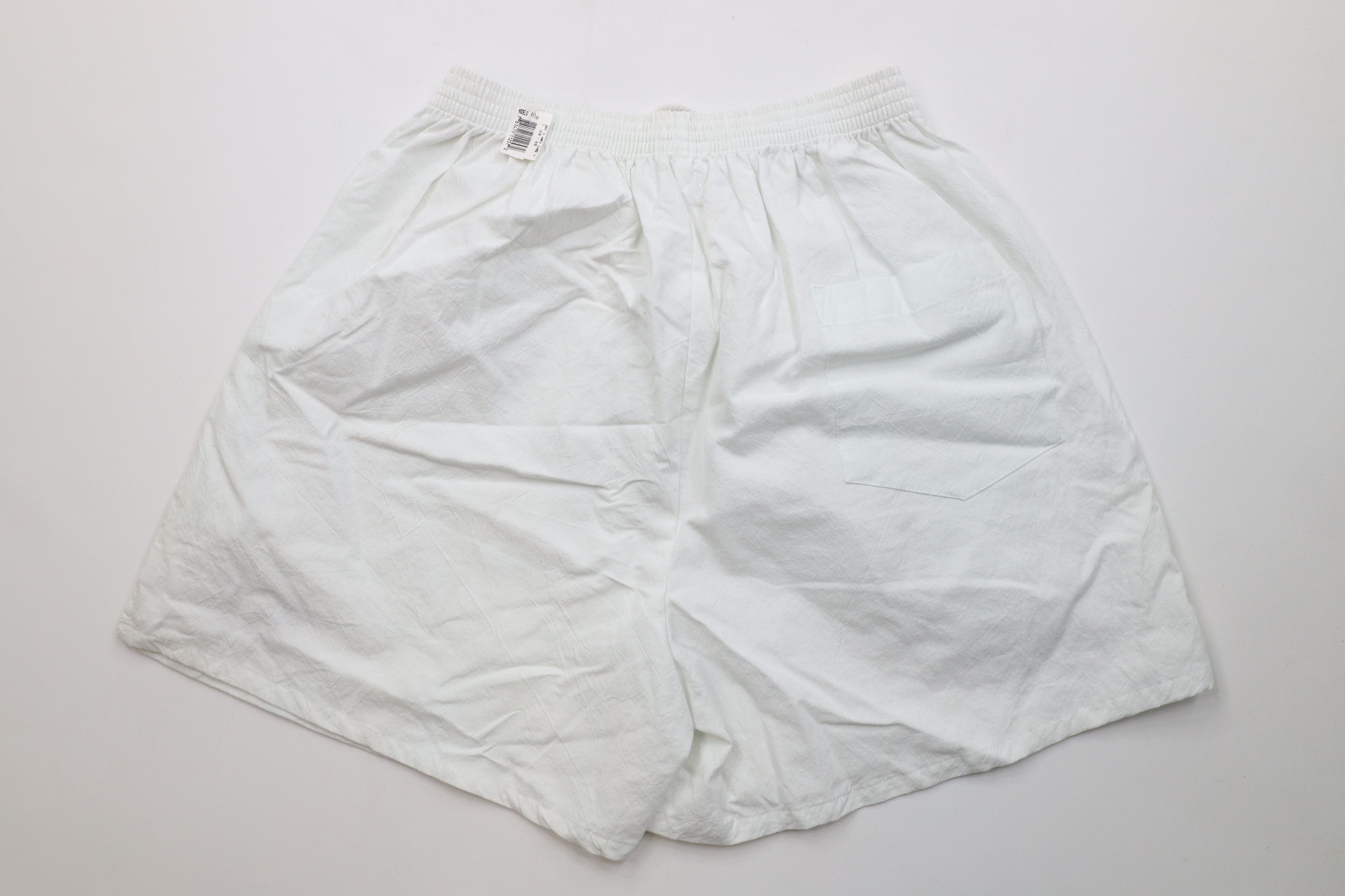 Vintage Deadstock Vintage 90s Streetwear Cancun Shark Shorts White Size 26" / US 2 / IT 38 - 10 Thumbnail