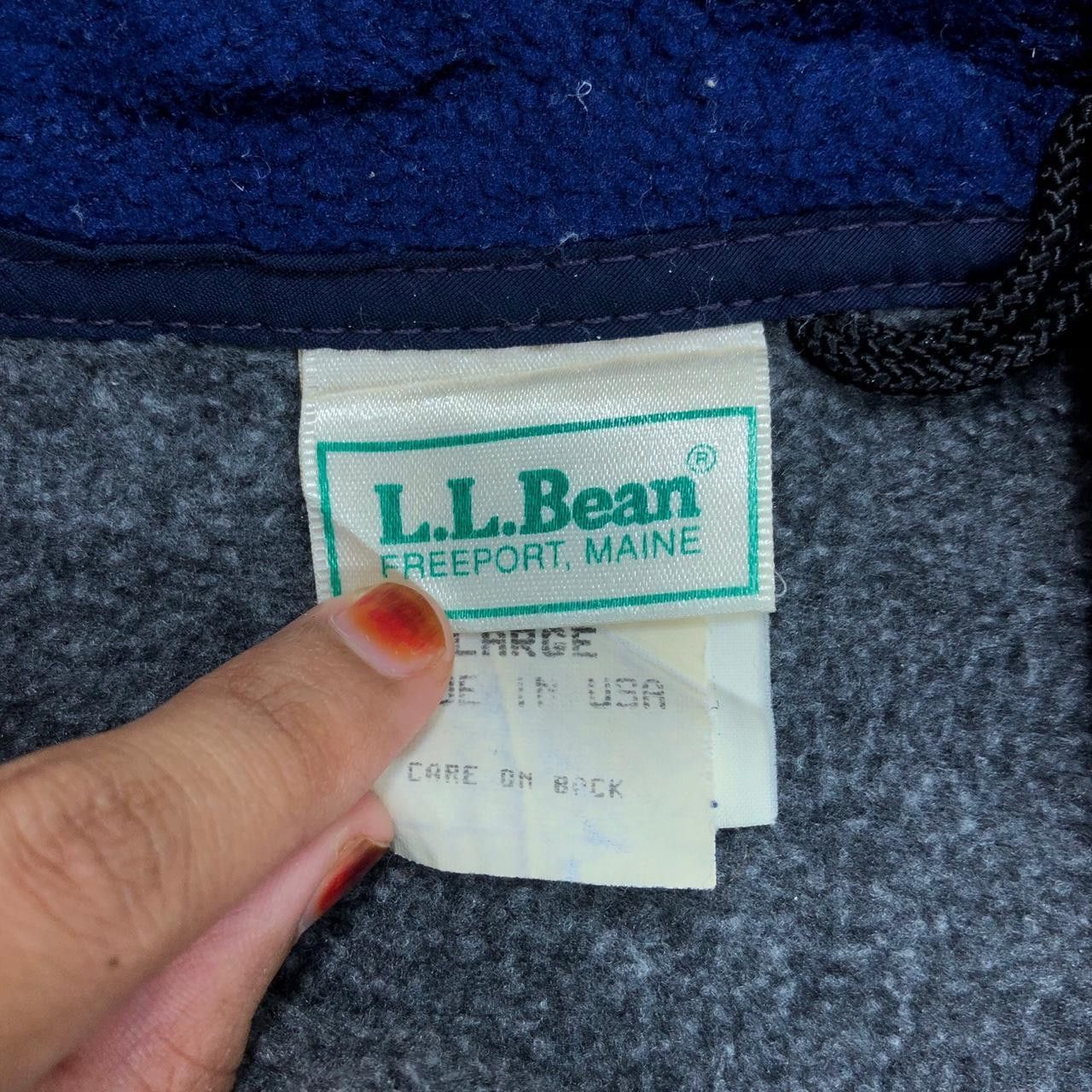 L.L. Bean Vintage L.L. BEAN USA Deep Pile Fleece Jacket Sherpa Size L / US 10 / IT 46 - 4 Thumbnail