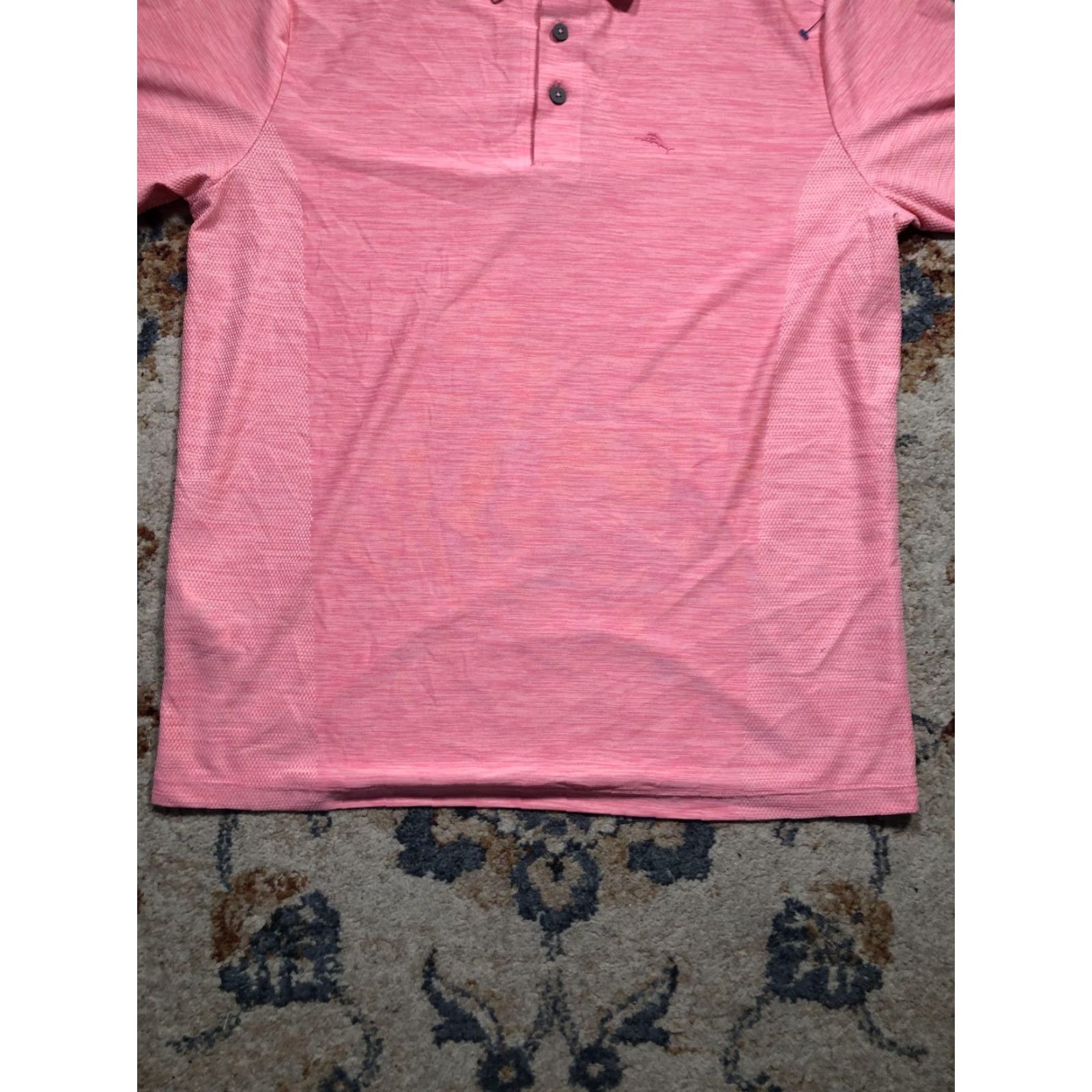 Tommy Bahama Tommy Bahama Polo Shirt Mens M Pink Island Zone Performance Golf Lightweight Breathable Moisture Wicking Short Sleeve Collared Size US M / EU 48-50 / 2 - 5 Thumbnail
