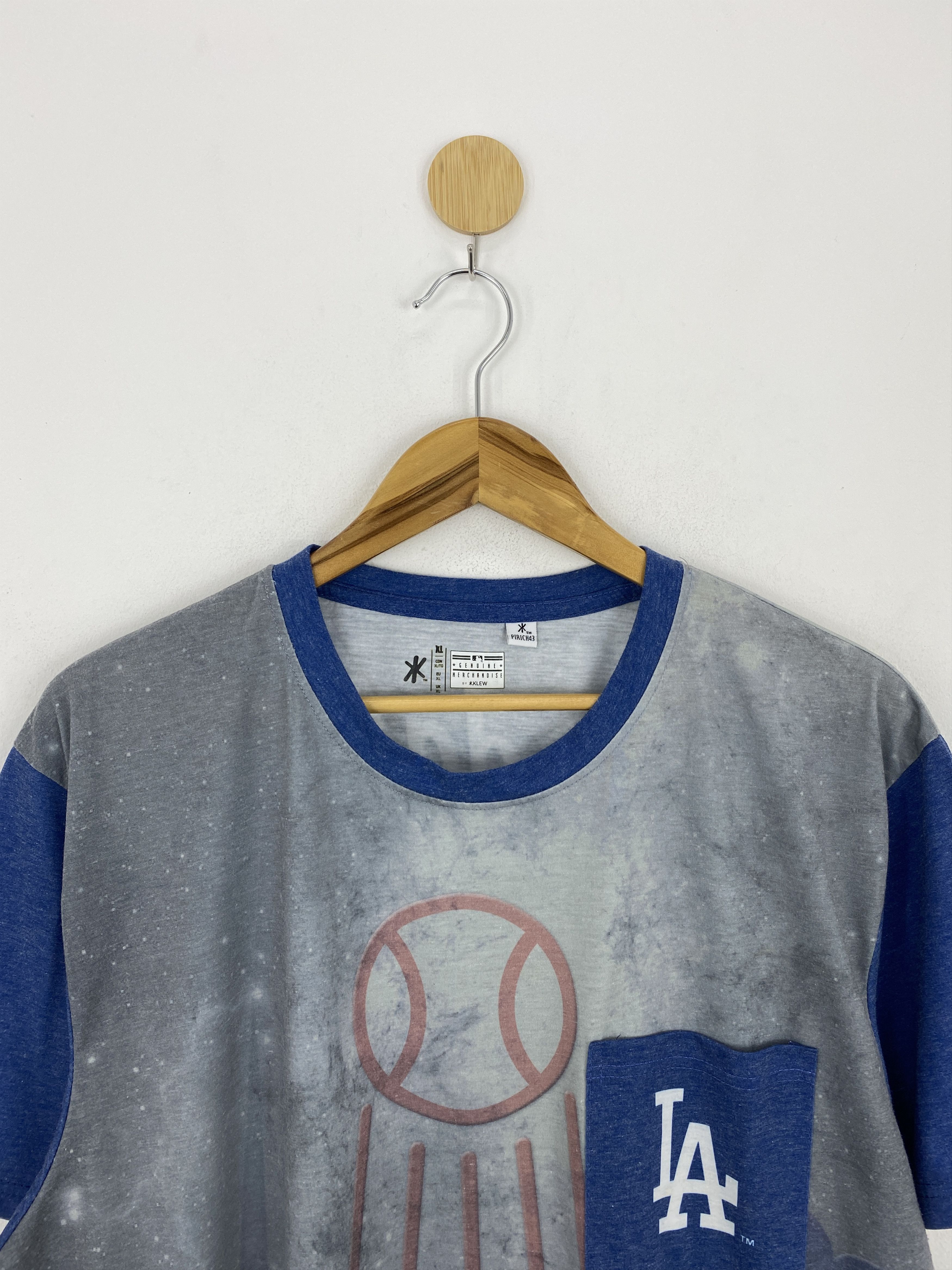 MLB × Vintage Vintage MLB La Dodgers Baseball Team Tee TA0531 Size US XL / EU 56 / 4 - 2 Thumbnail