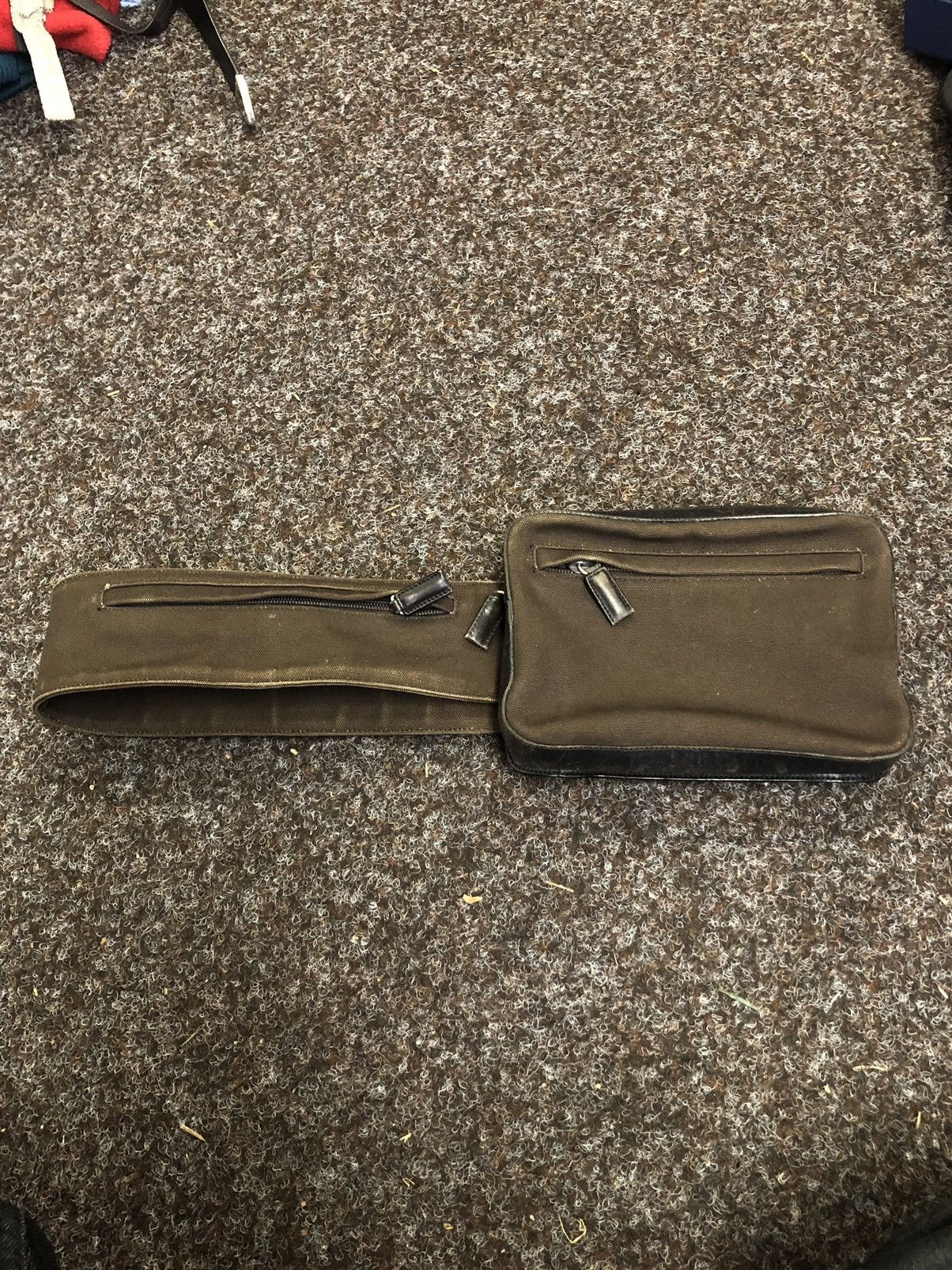 image of Prada Ss1999 Waist Bag in White, Men's